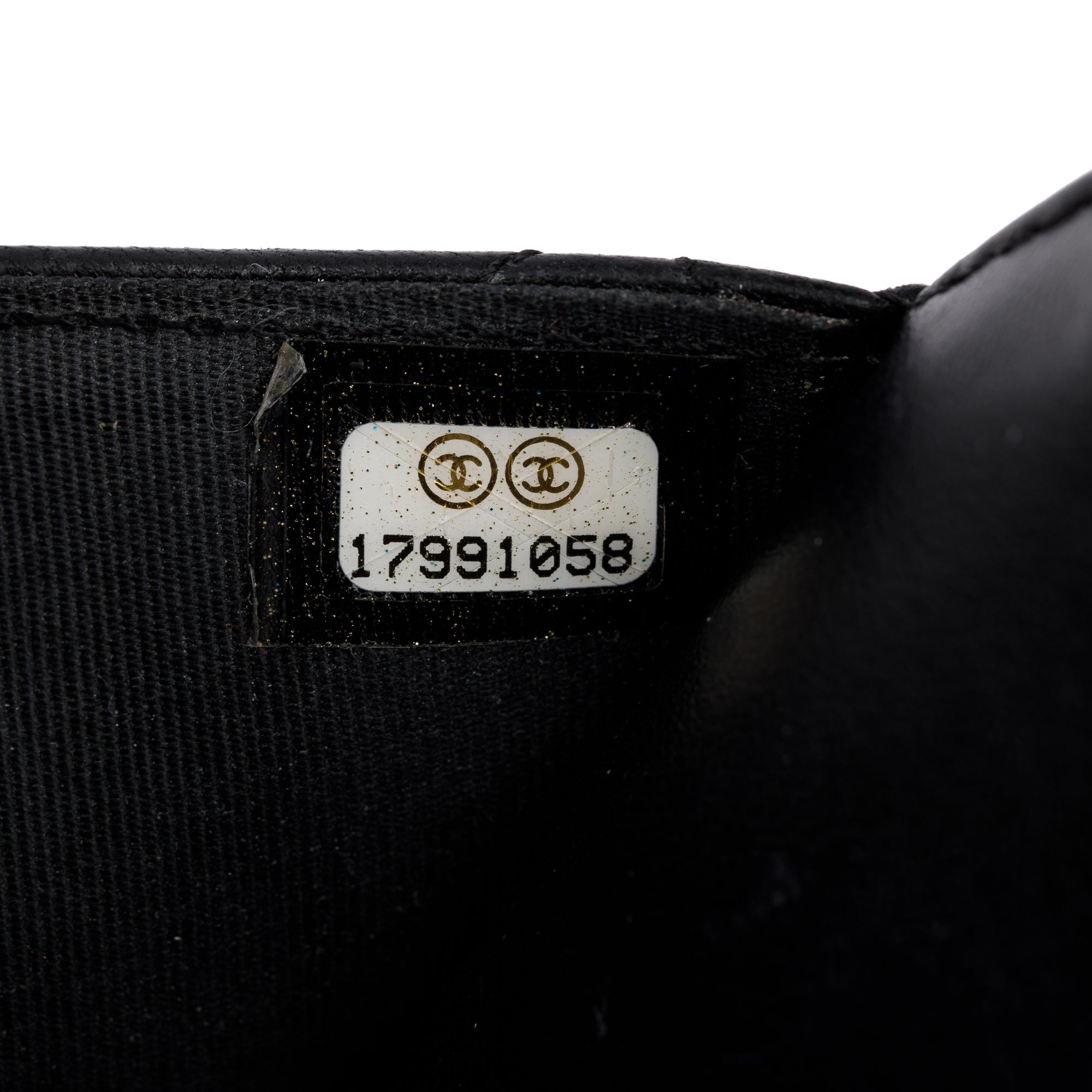 Chanel Black Lambskin Leather Classic Wallet on Chain w/ Box & Authenticity Card