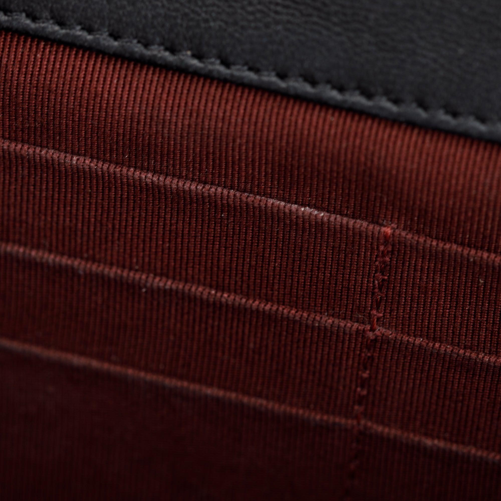 Chanel Black Lambskin Leather Classic Wallet on Chain w/ Box & Authenticity Card