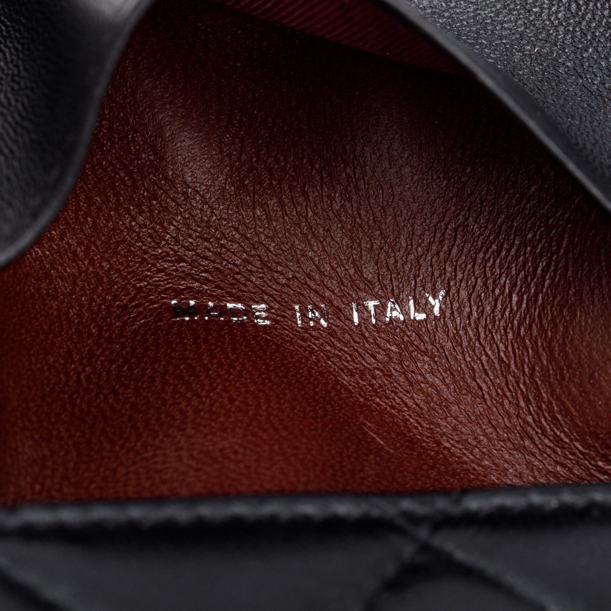 Chanel Black Lambskin Leather Double Sided Compact Wallet