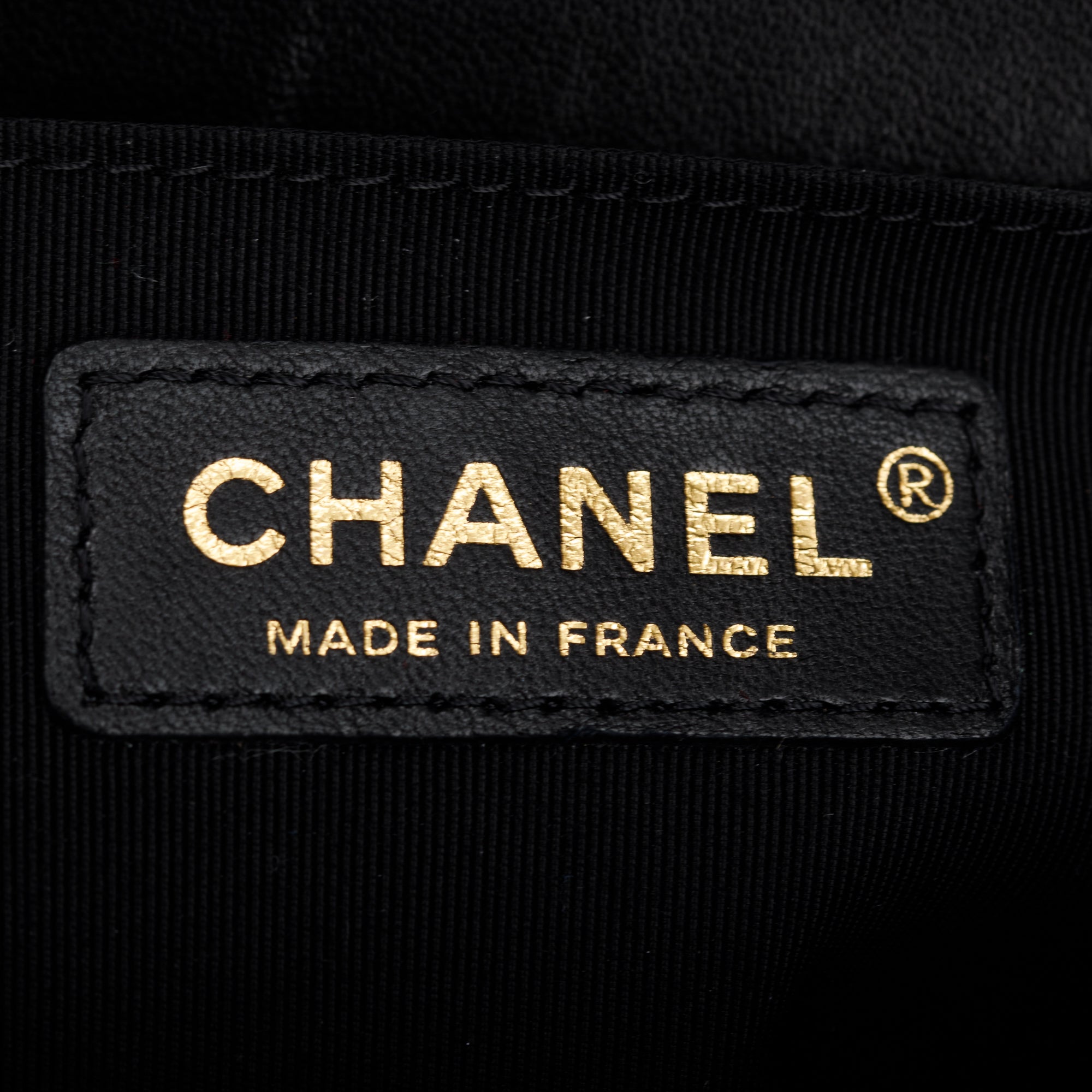 Chanel Black Lambskin Leather Medium Boy Bag w/ Box & Authenticity Card