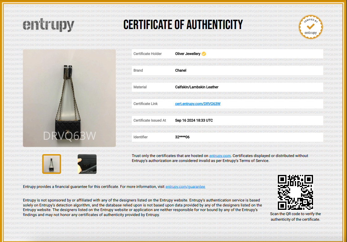 Chanel Black Lambskin Leather Mini Trendy CC Wallet on Chain