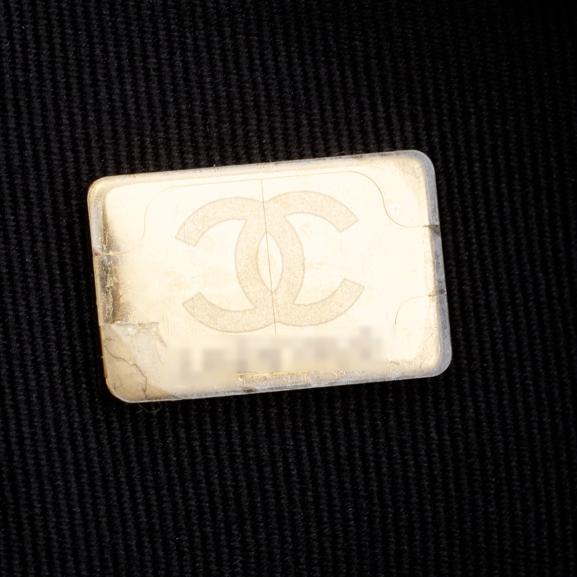 Chanel Black Lambskin Leather Small Chain Around Hobo Bag w/ Box