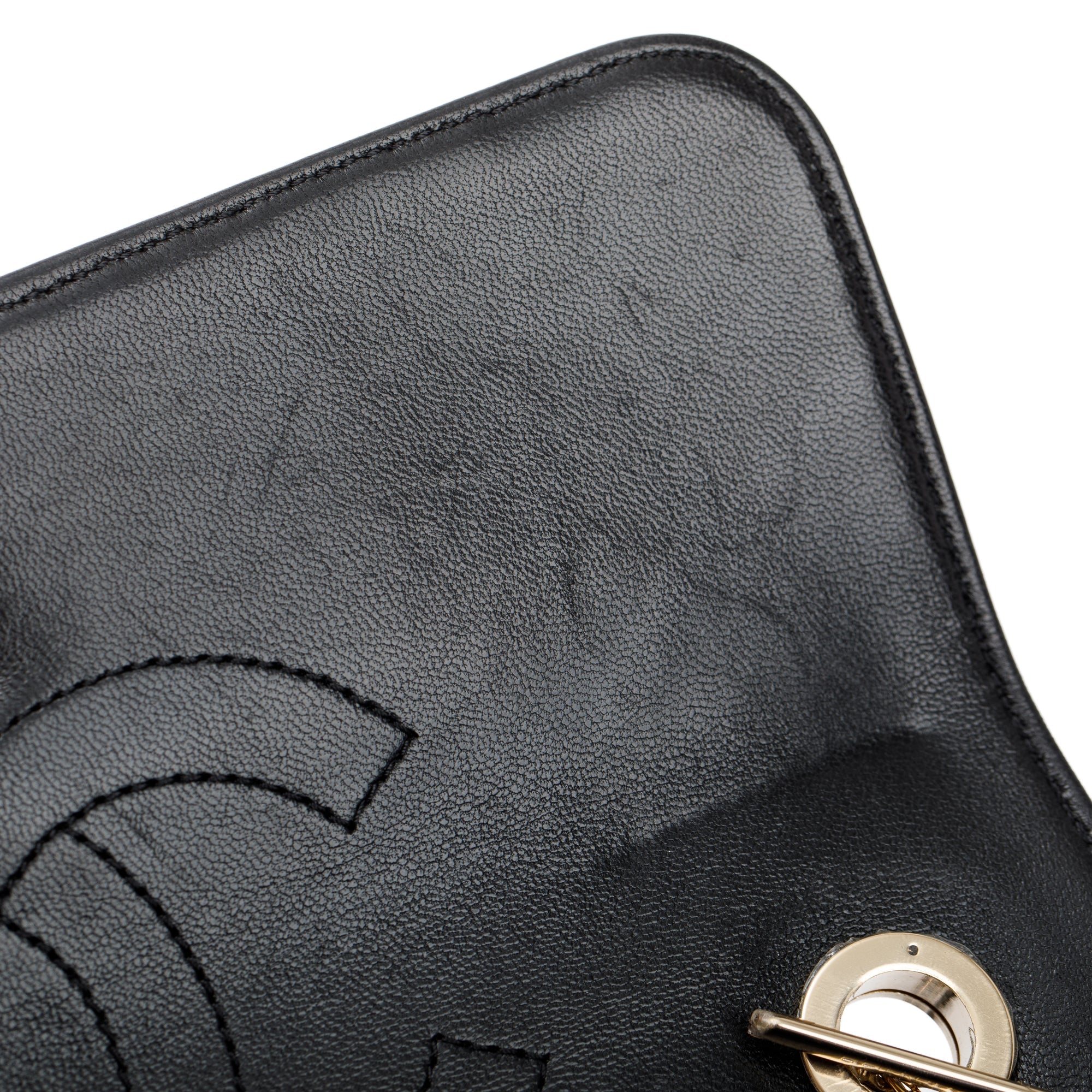 Chanel Black Lambskin Trendy CC Small Top Handle Flap Bag