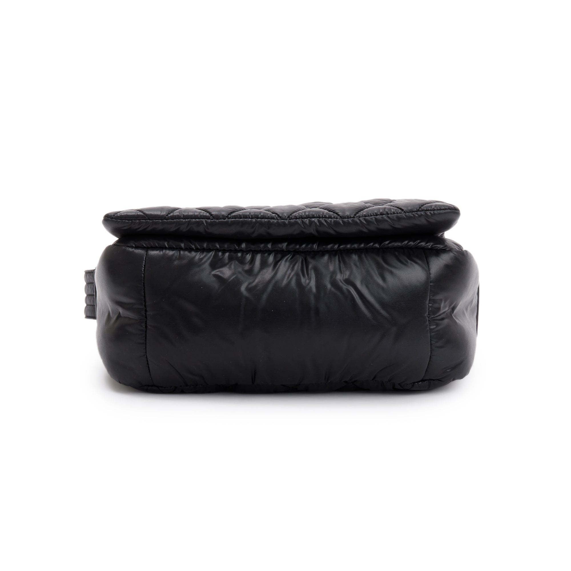 Chanel Black Nylon Quilted Medium Coco Cocoon Messenger Bag