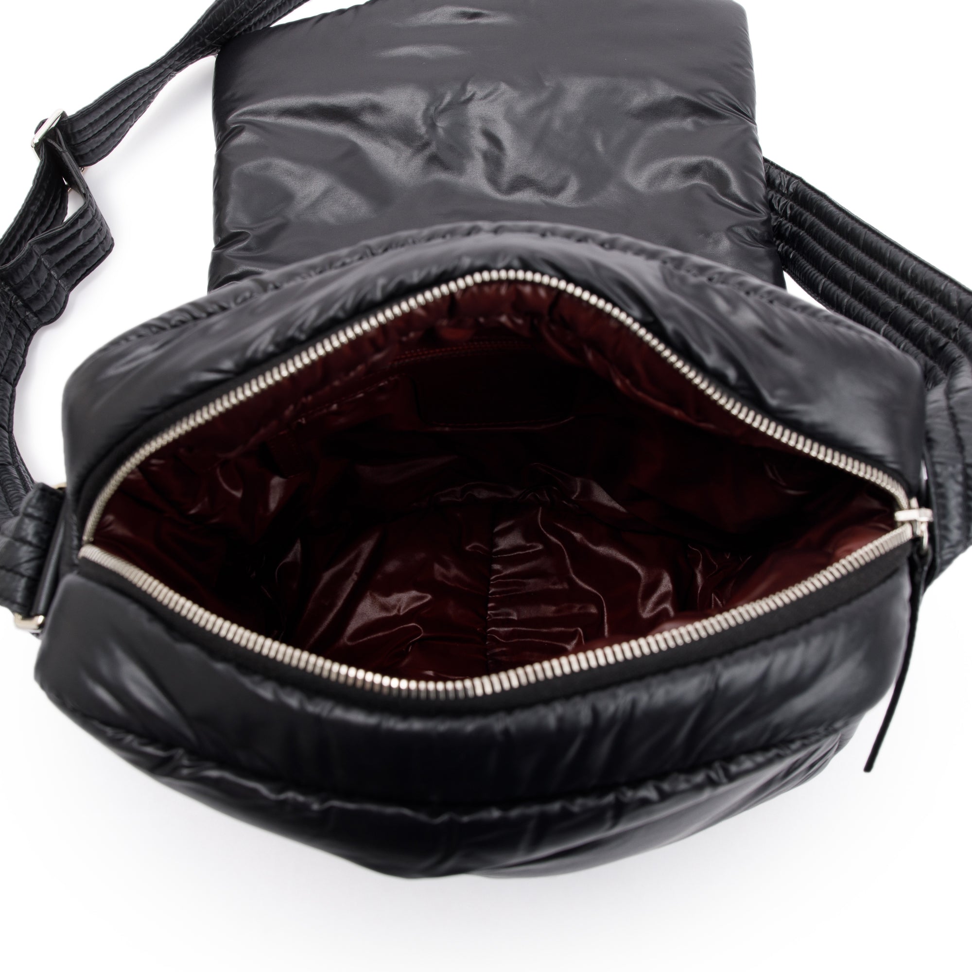 Chanel Black Nylon Quilted Medium Coco Cocoon Messenger Bag