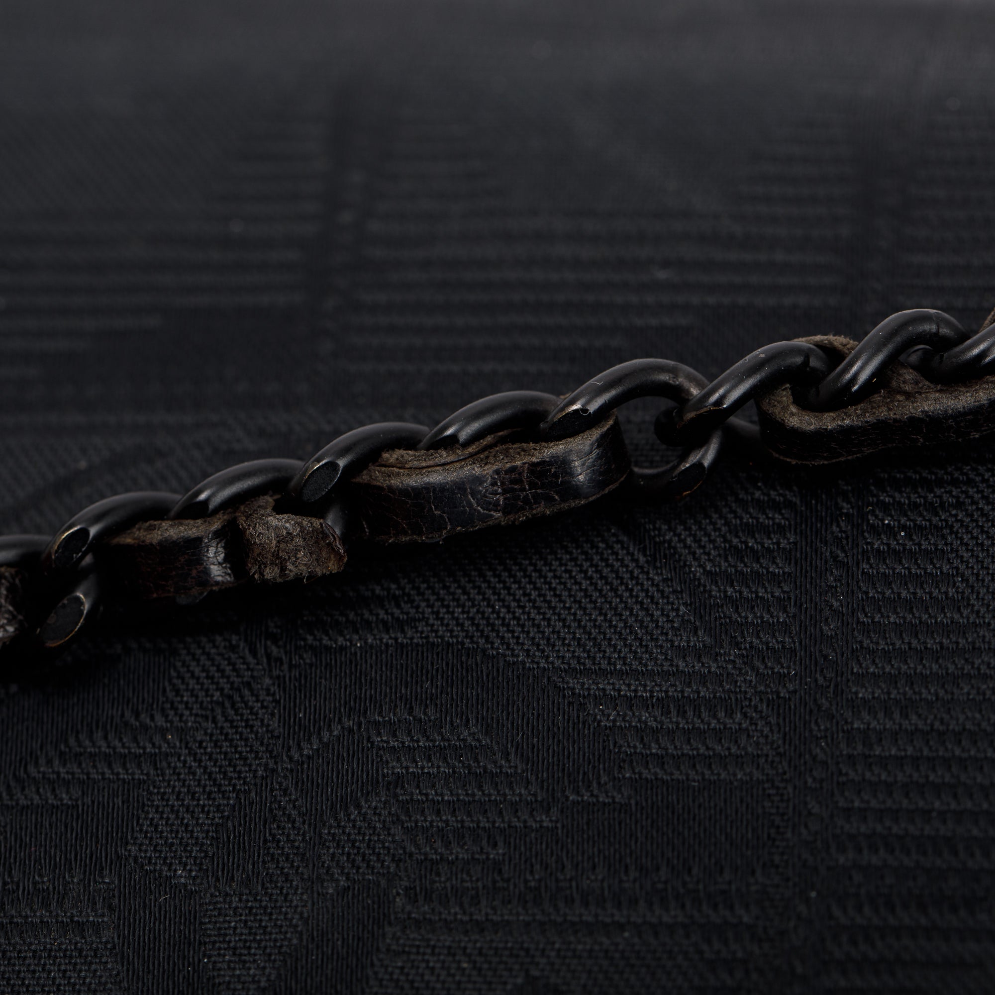 Chanel Black Nylon Travel Ligne Wallet on Chain