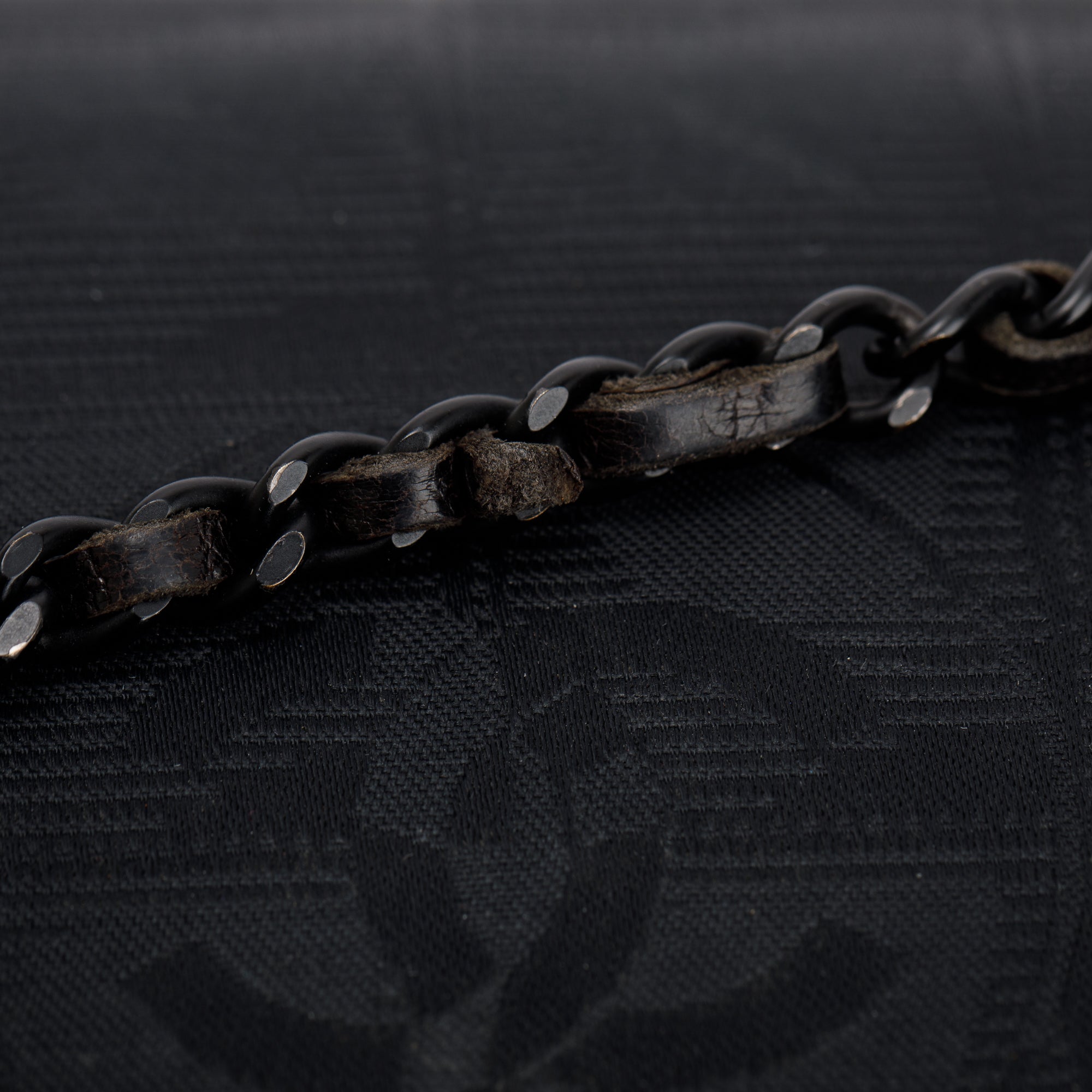 Chanel Black Nylon Travel Ligne Wallet on Chain