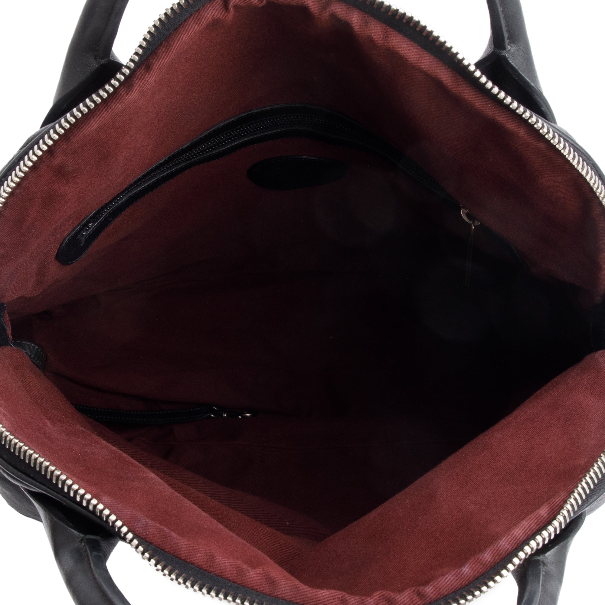 Chanel Black Quilted Calfskin Leather Expandable Travel Bag w/ Strap