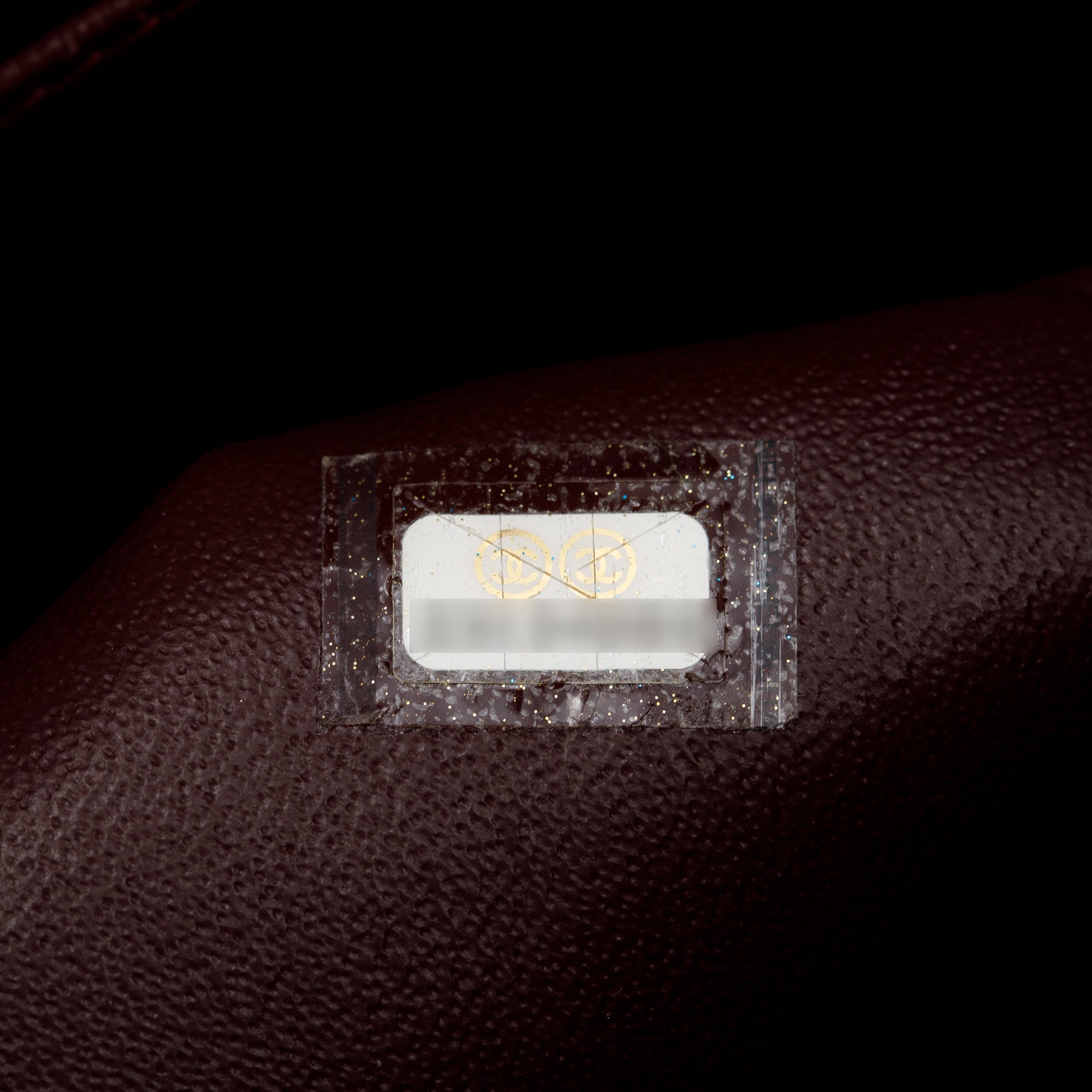 Chanel Black Quilted Caviar Leather Classic Jumbo Double Flap Bag w/ Authenticity Card