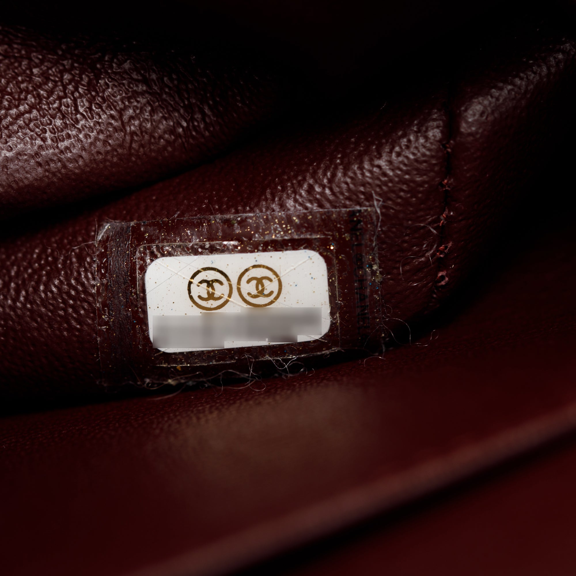 Chanel Black Quilted Caviar Leather Classic Medium Double Flap Bag w/ Authenticity Card