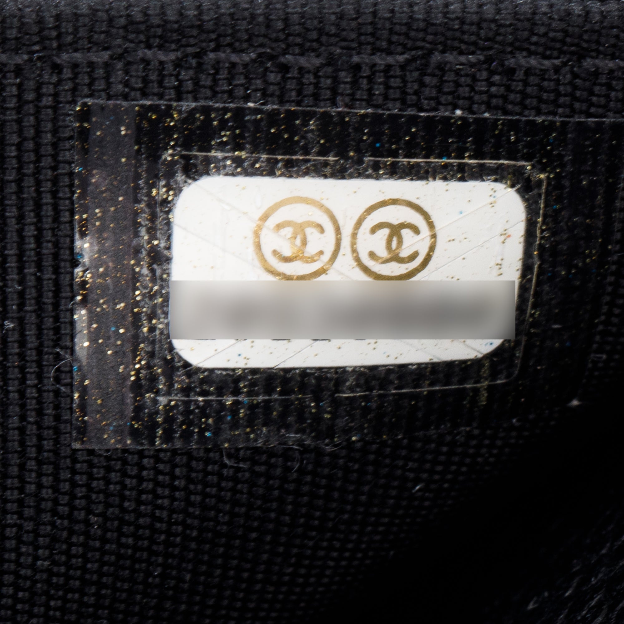 Chanel Black Quilted Caviar Leather Classic Wallet on Chain