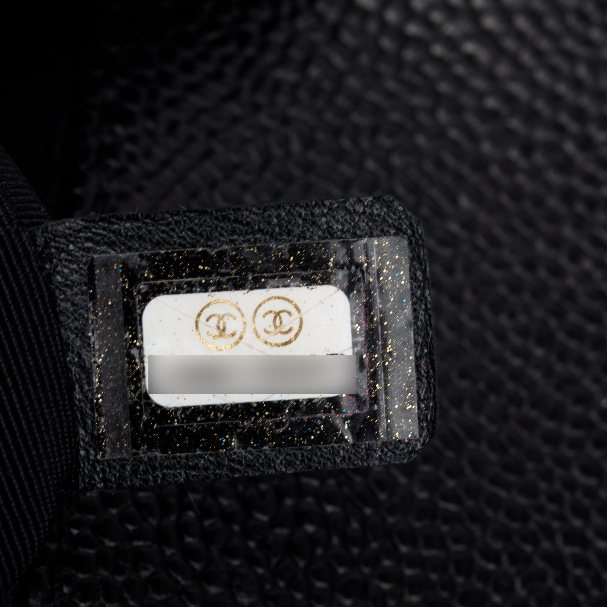 Chanel Black Quilted Caviar Leather Medium Boy Bag