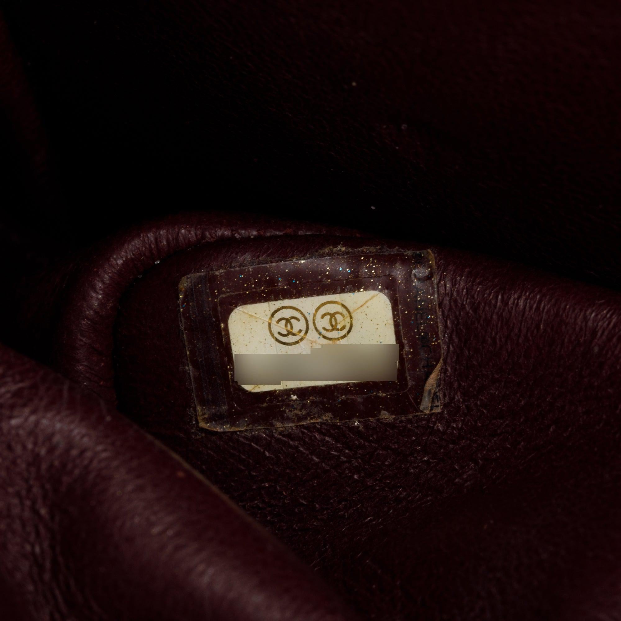 Chanel Black Quilted Caviar Medium Classic Double Flap Bag