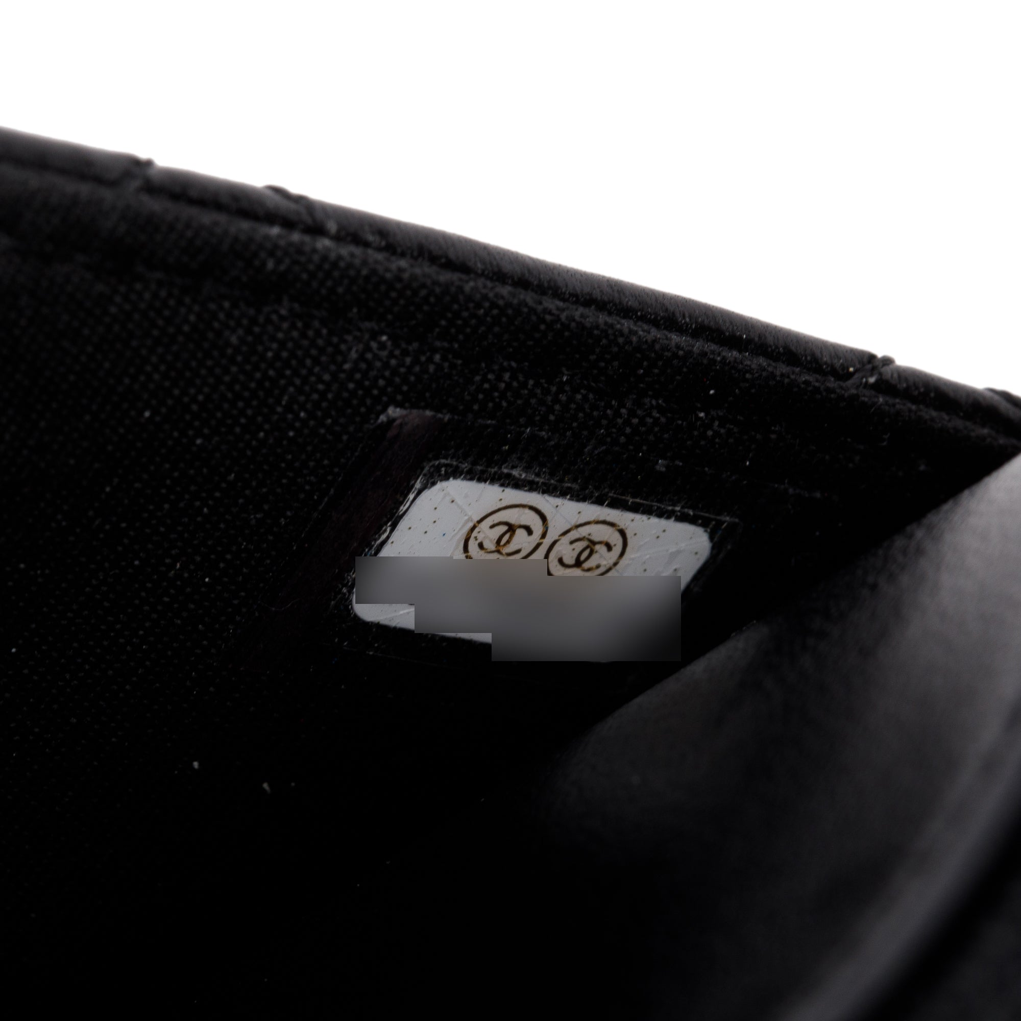 Chanel Black Quilted Lambskin Leather CC Coco Crush Classic Wallet on Chain w/ Box & Authenticity Card