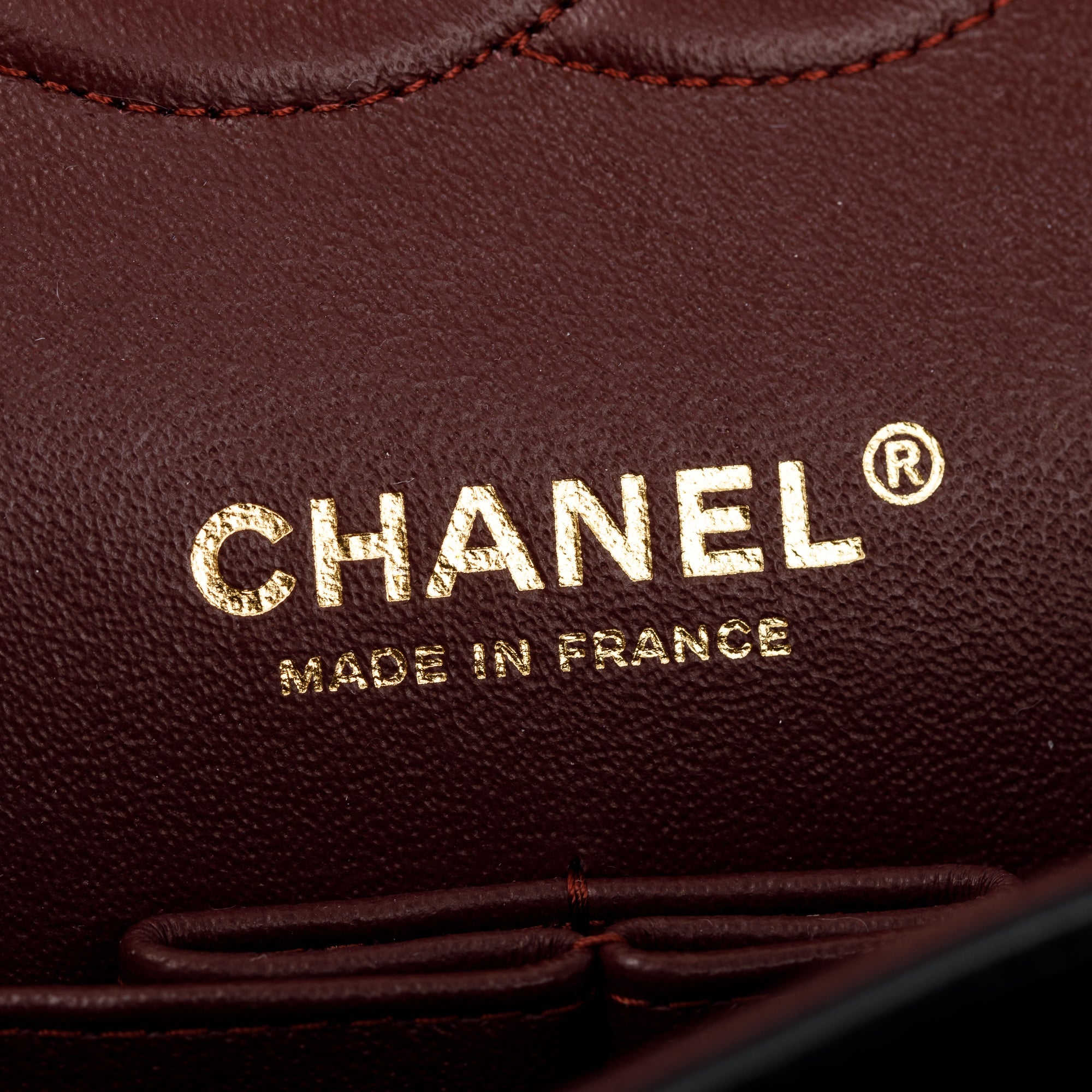 Chanel Black Quilted Lambskin Leather Classic Medium Double Flap Bag w/ Box, Receipt & Authenticity Card