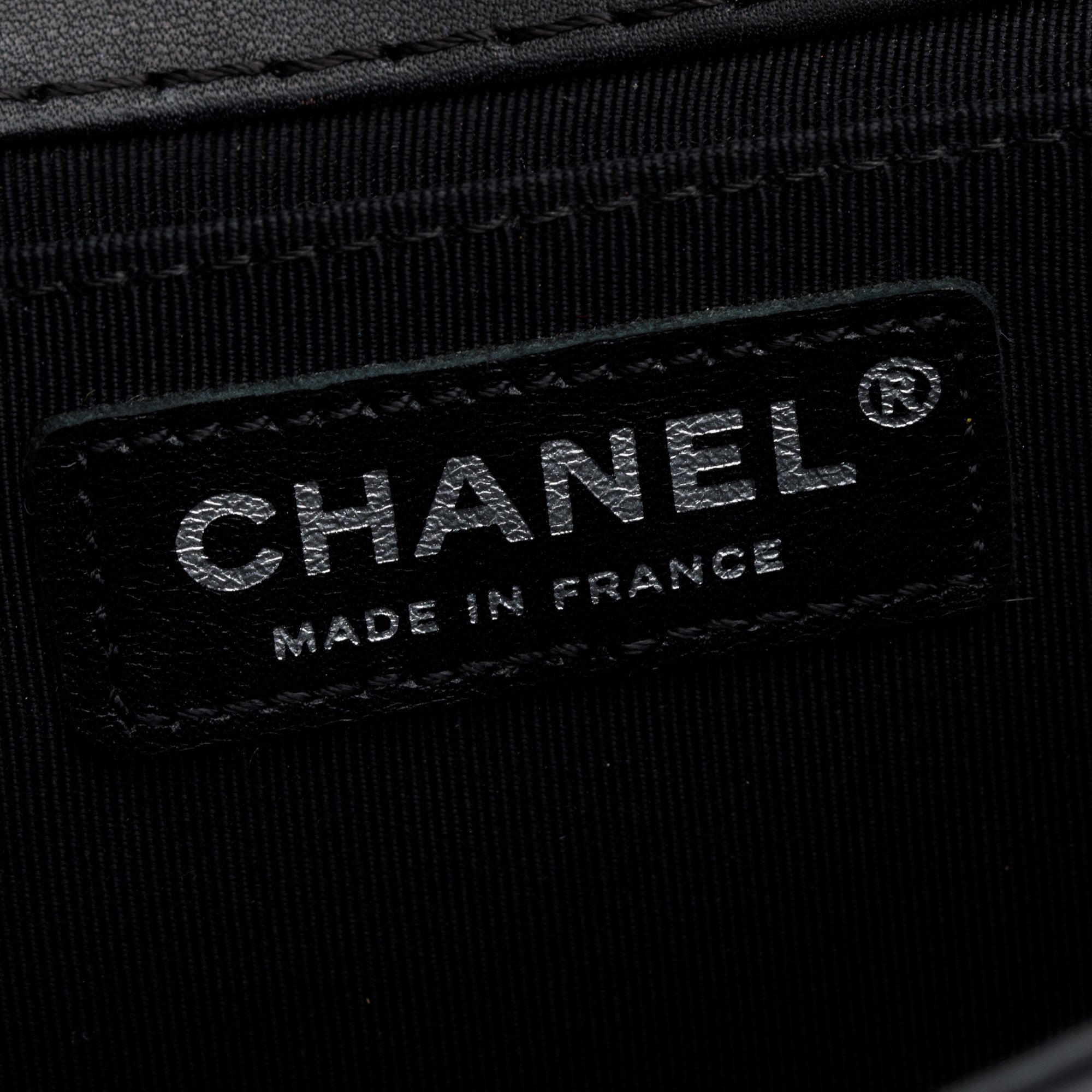 Chanel Black Quilted Lambskin Leather Medium Stitch It Boy Bag w/ Box