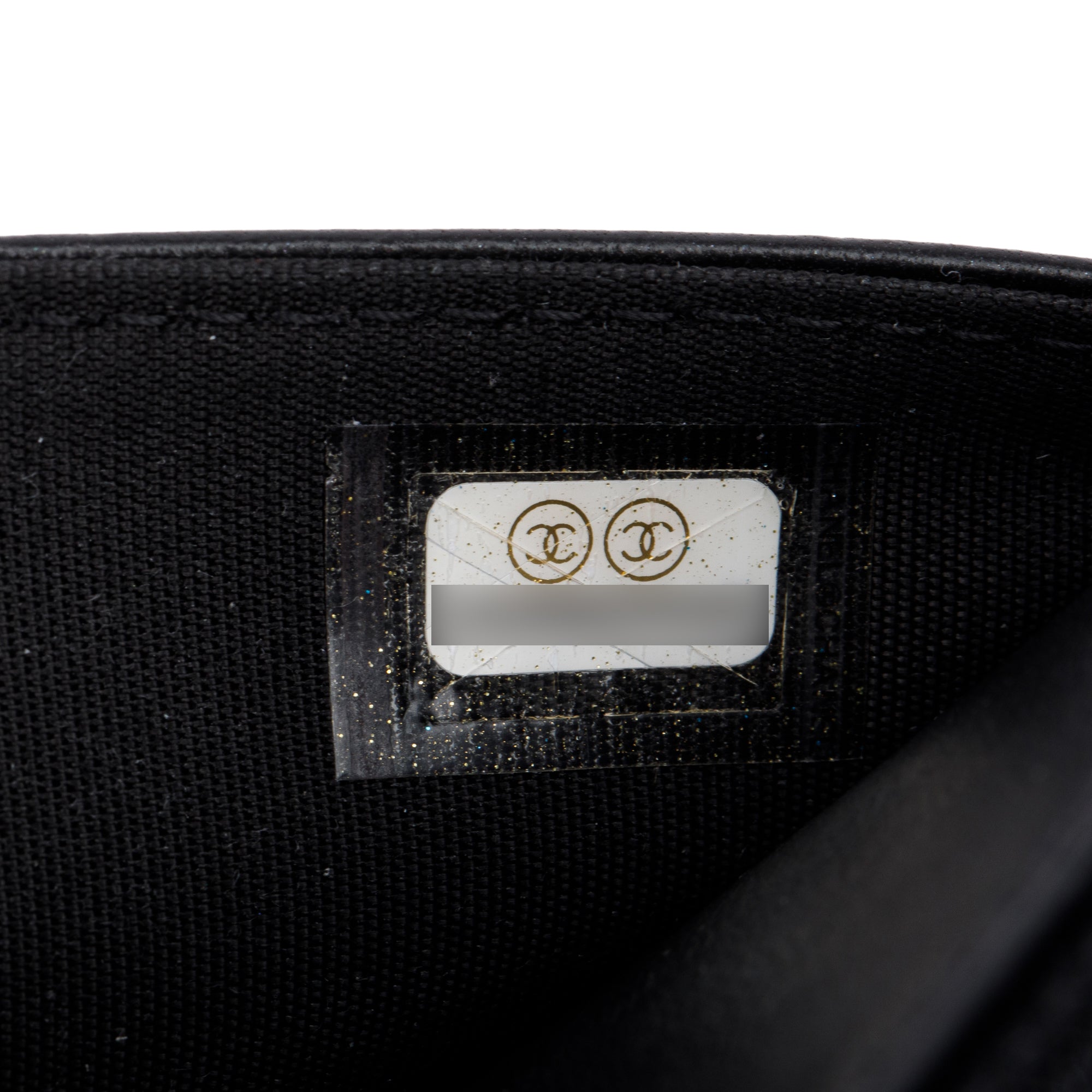 Chanel Black Quilted Lambskin Leather Pearl Wallet on Chain