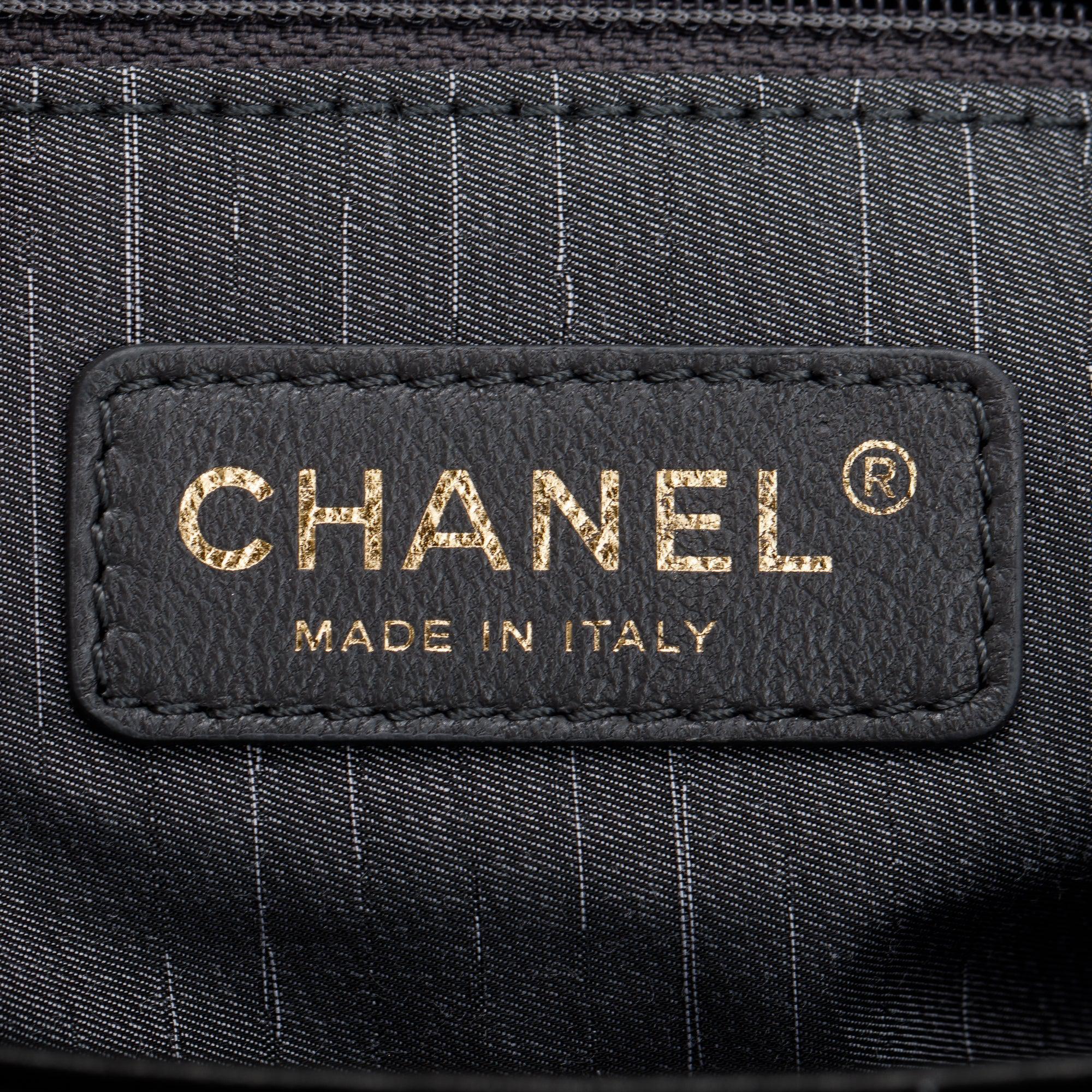 Chanel Black Quilted Lambskin Leather Westmintser Pearl Flap Bag w/ Box & Authenticity Card