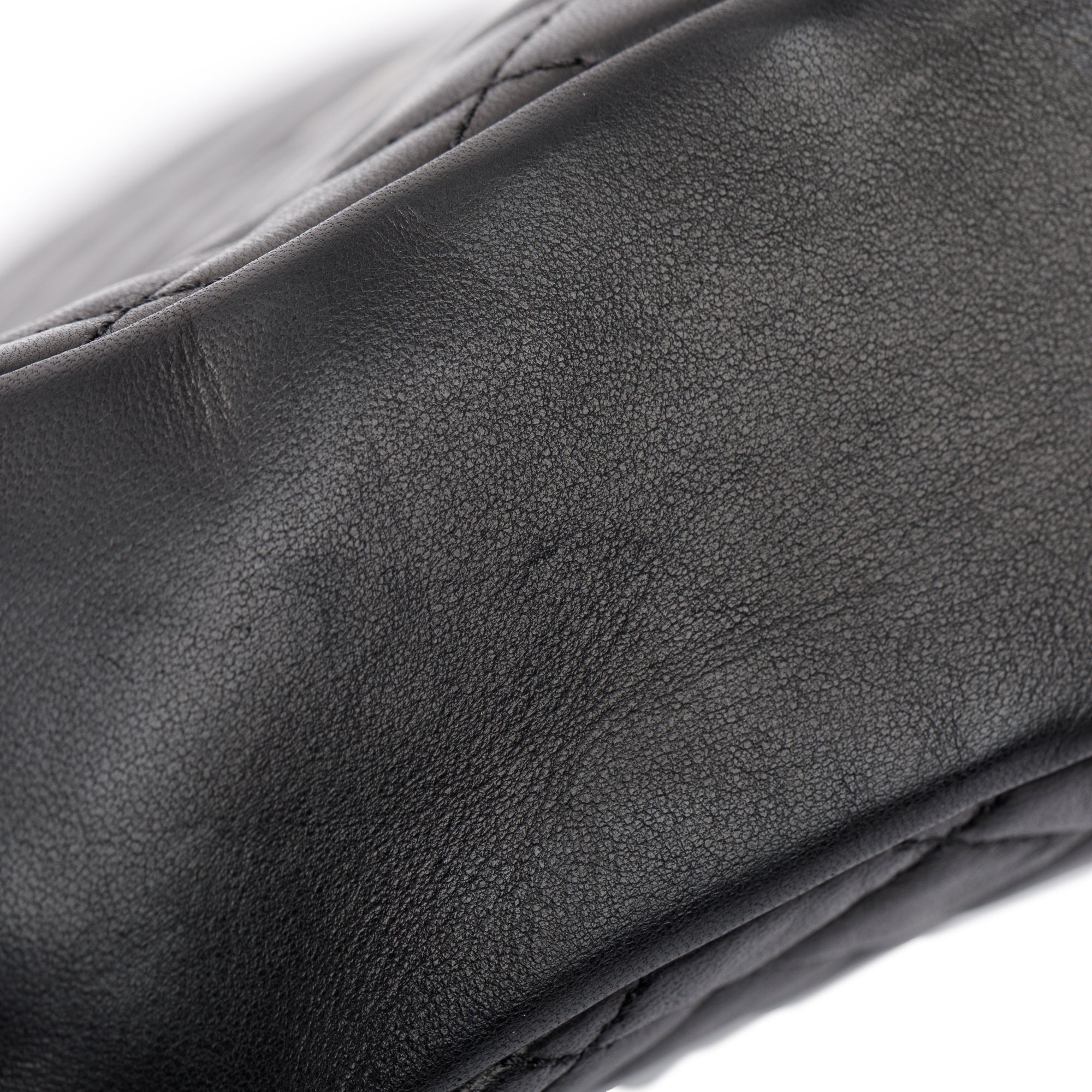 Chanel Black Quilted Lambskin Leather Westmintser Pearl Flap Bag w/ Box & Authenticity Card