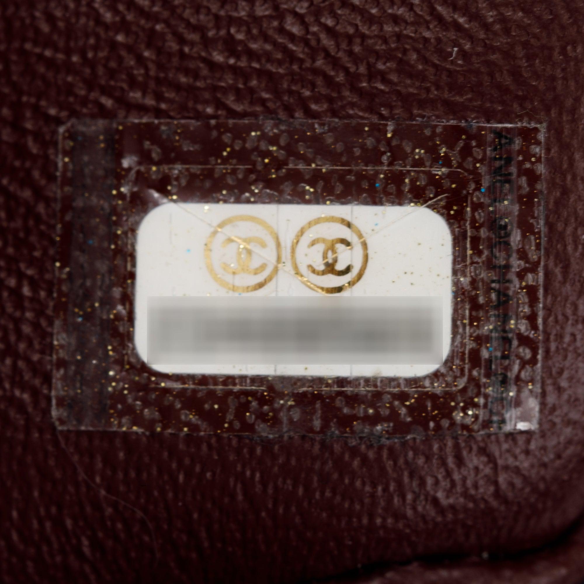 Chanel Black Quilted Lambskin Trendy CC Medium Top Handle Flap Bag w/ Authenticity Card