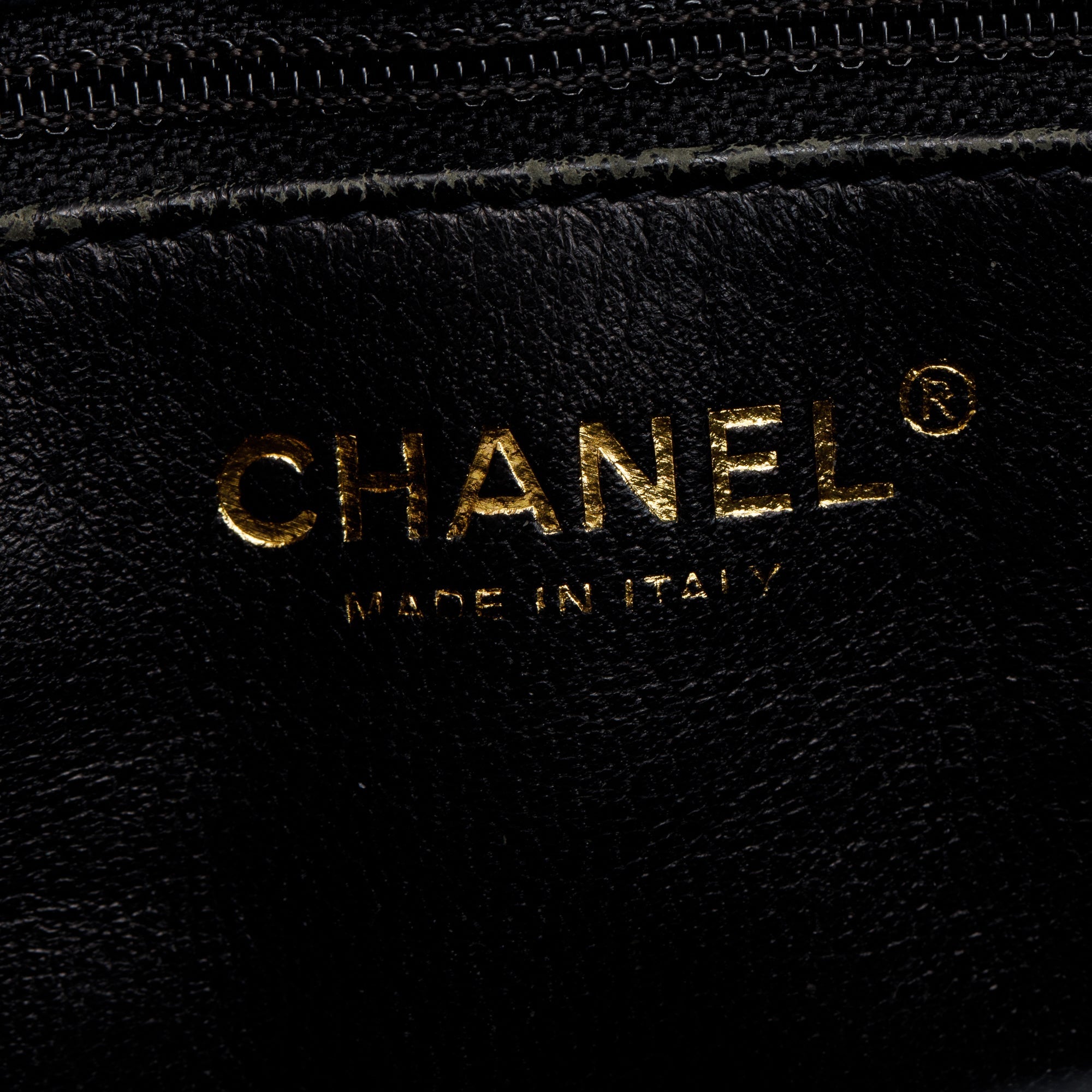 Chanel Black Quilted Patent Leather Chocolate Bar CC Tote Bag