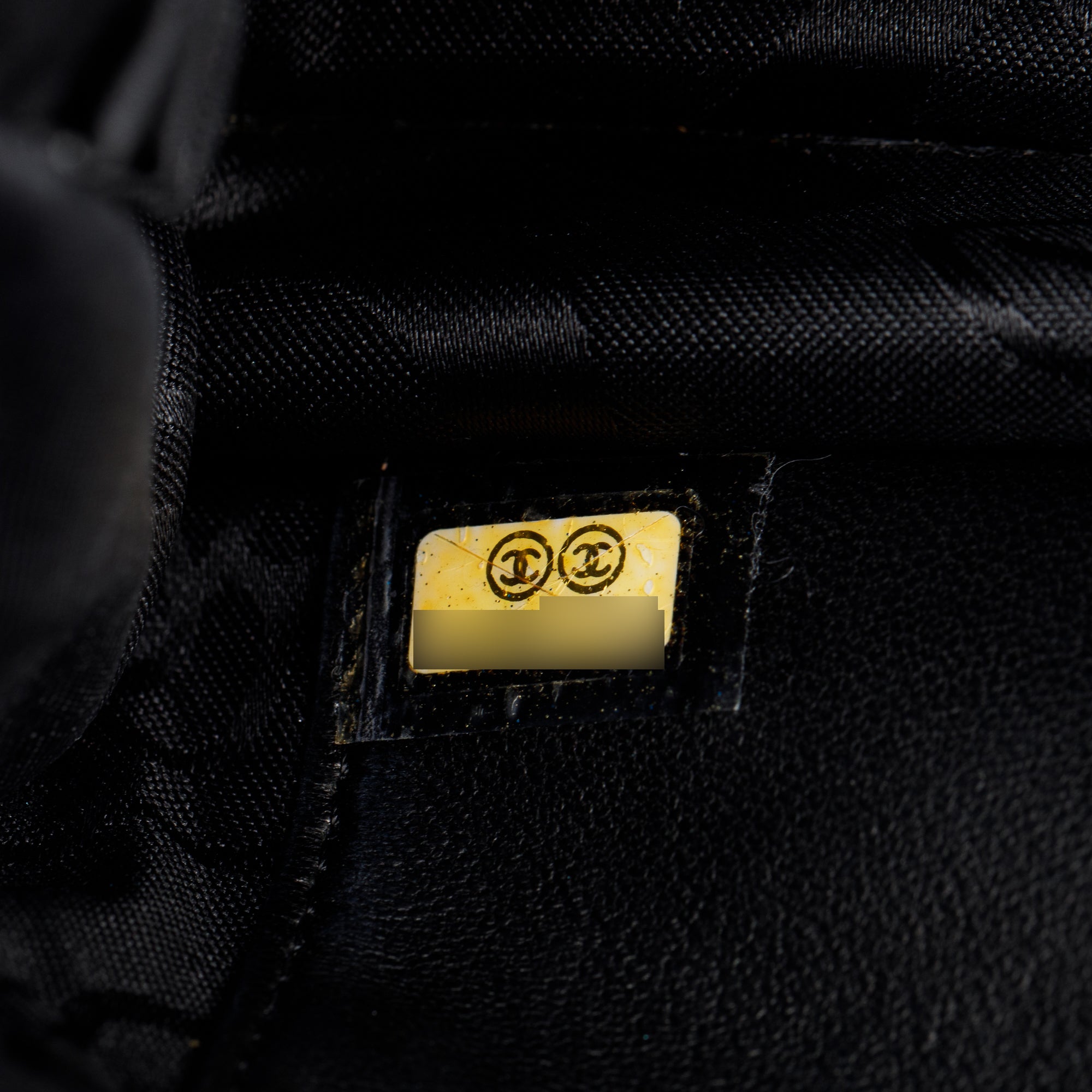 Chanel Black Vertical Quilted Lambskin Leather Wallet on Chain
