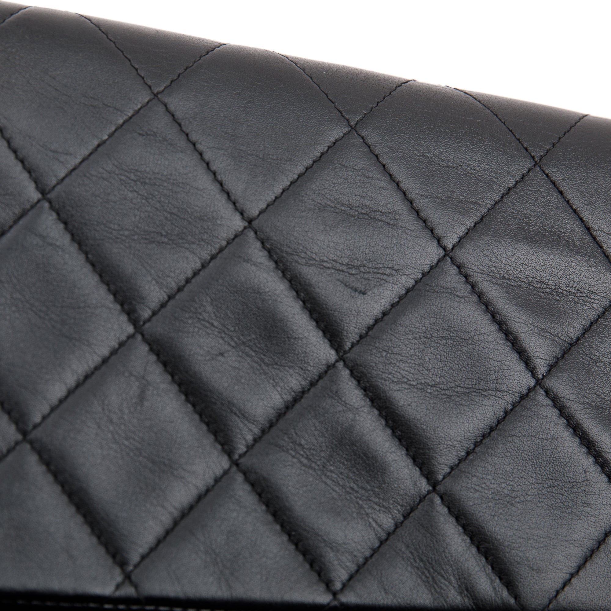 Chanel Black Vintage XL Jumbo Maxi Single Flap Bag