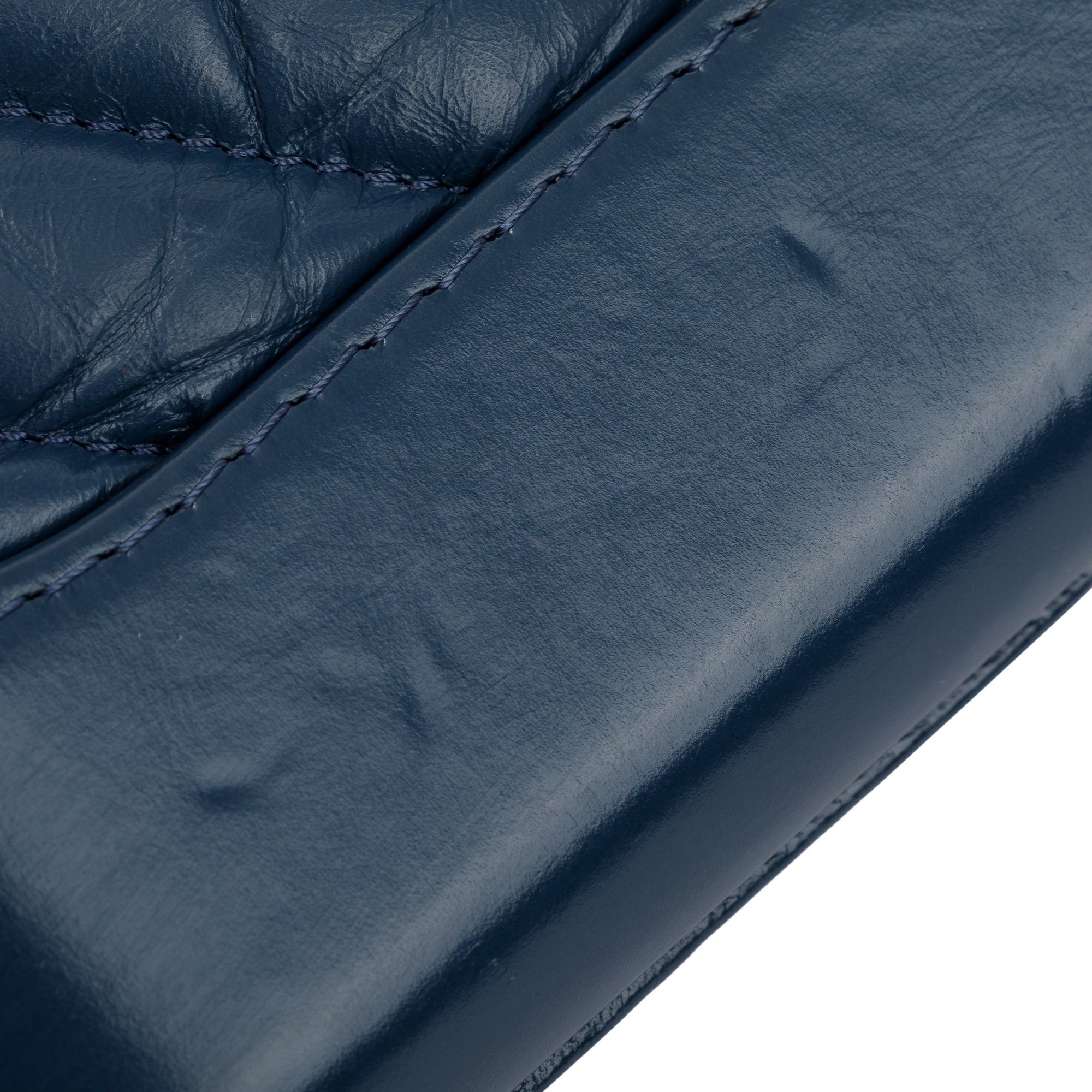 Chanel Blue Calfskin Leather Small Gabrielle Hobo w/ Box & Authenticity Card