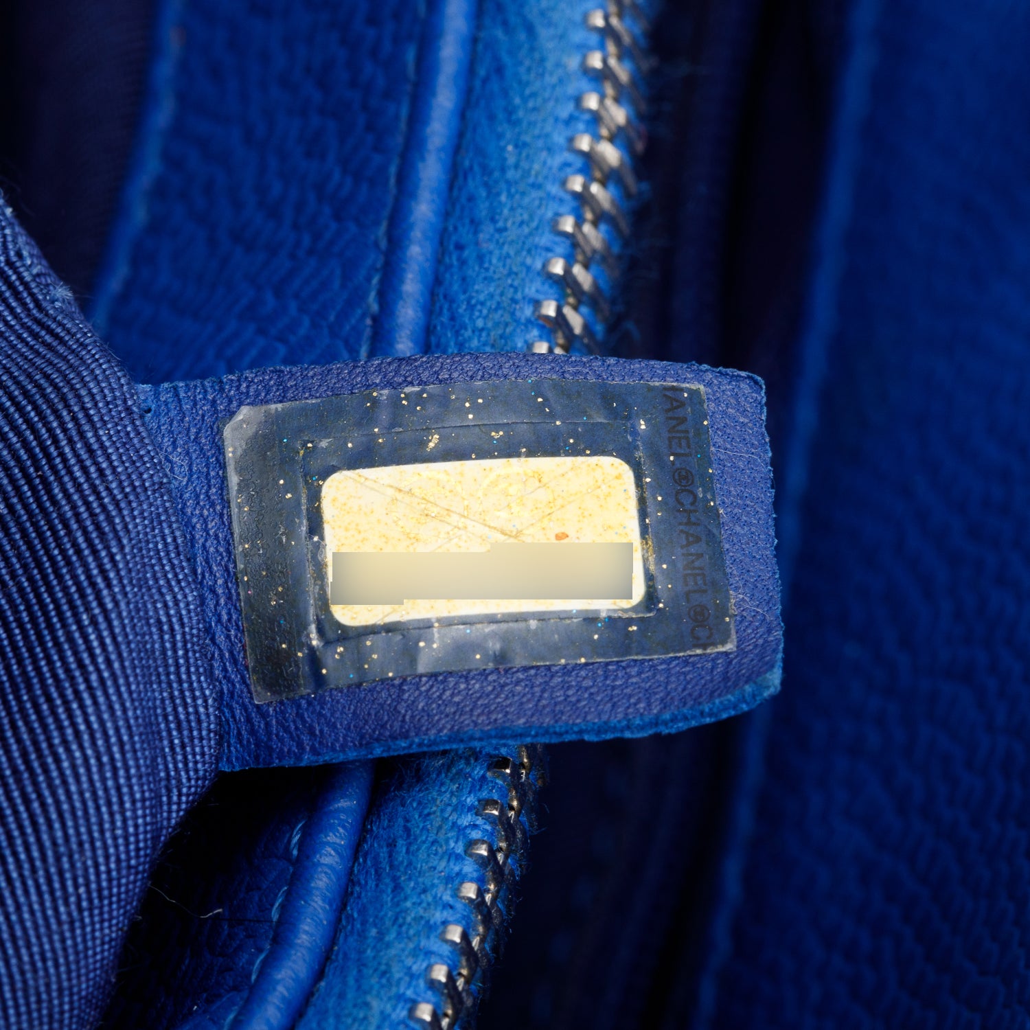 Chanel Blue Caviar Leather Grand Shopping Tote (GST)