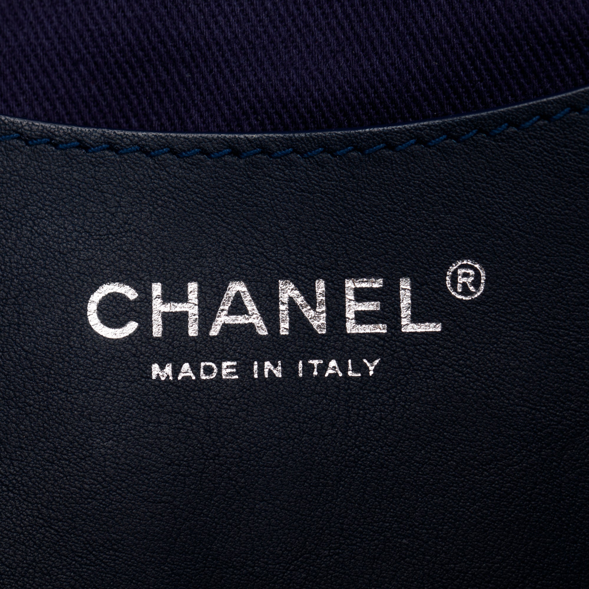 Chanel Blue Denim Camellia Tote Bag w/ Authenticity Card