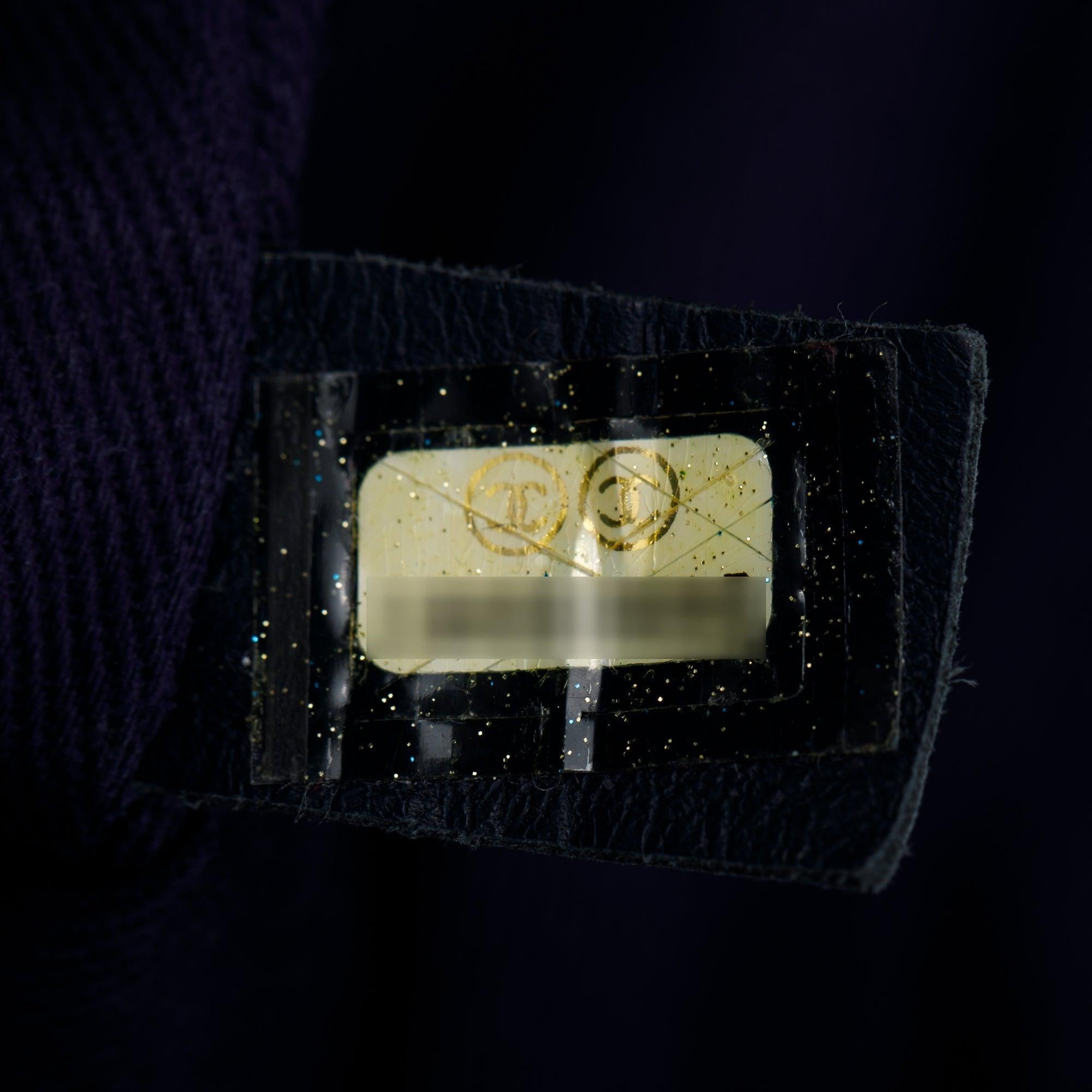 Chanel Blue Denim Camellia Tote Bag w/ Authenticity Card