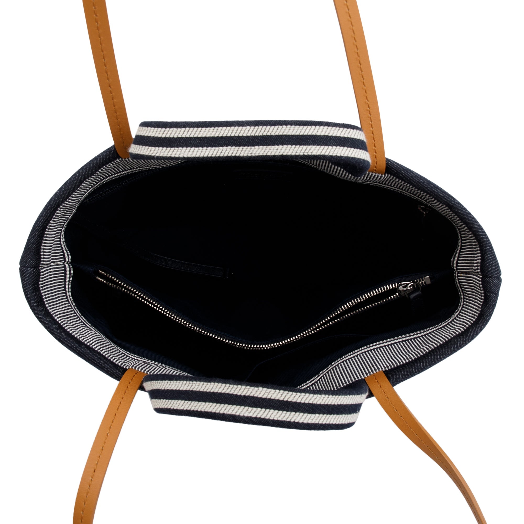 Chanel Blue Denim Medium CC Shopping Tote