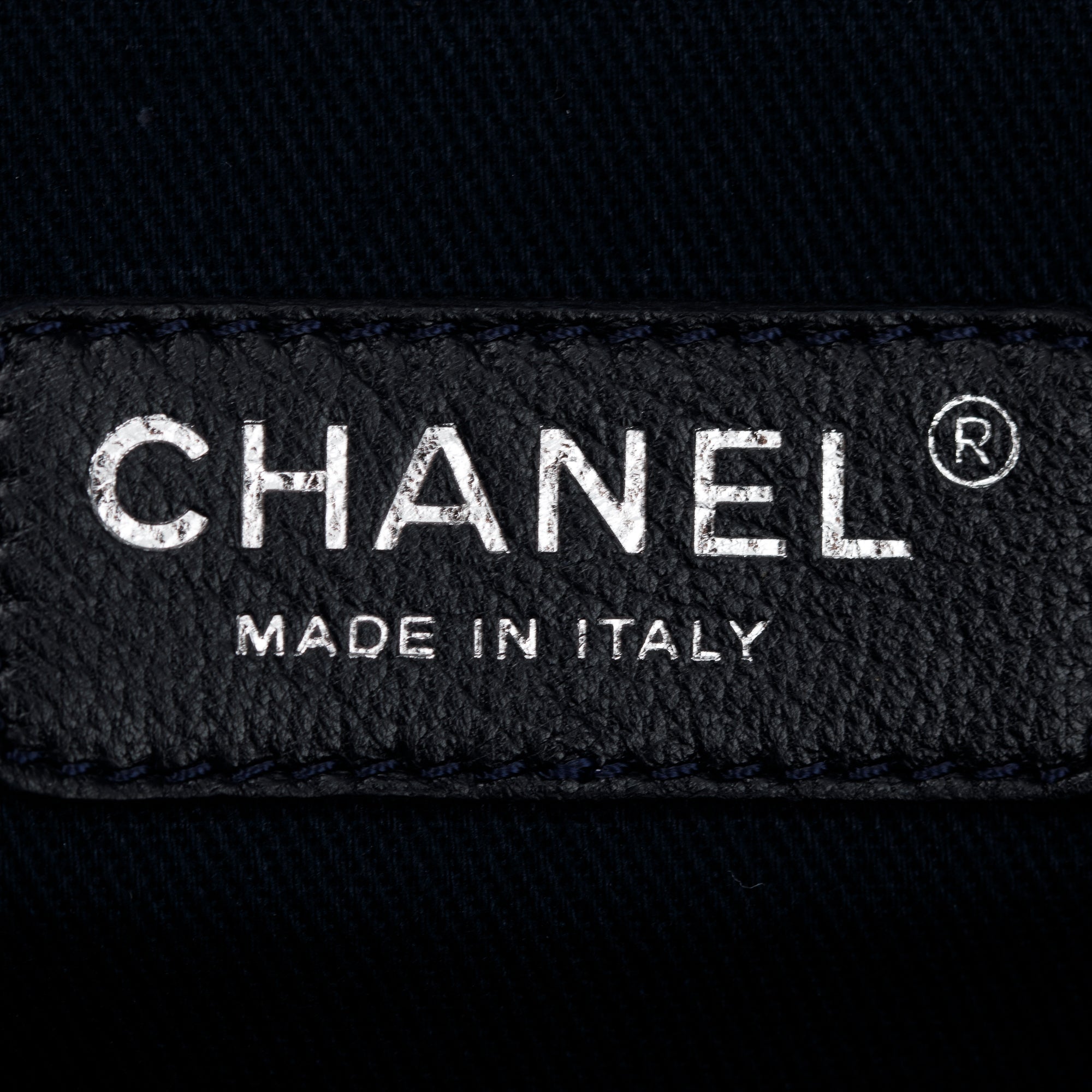 Chanel Blue Denim Medium CC Shopping Tote