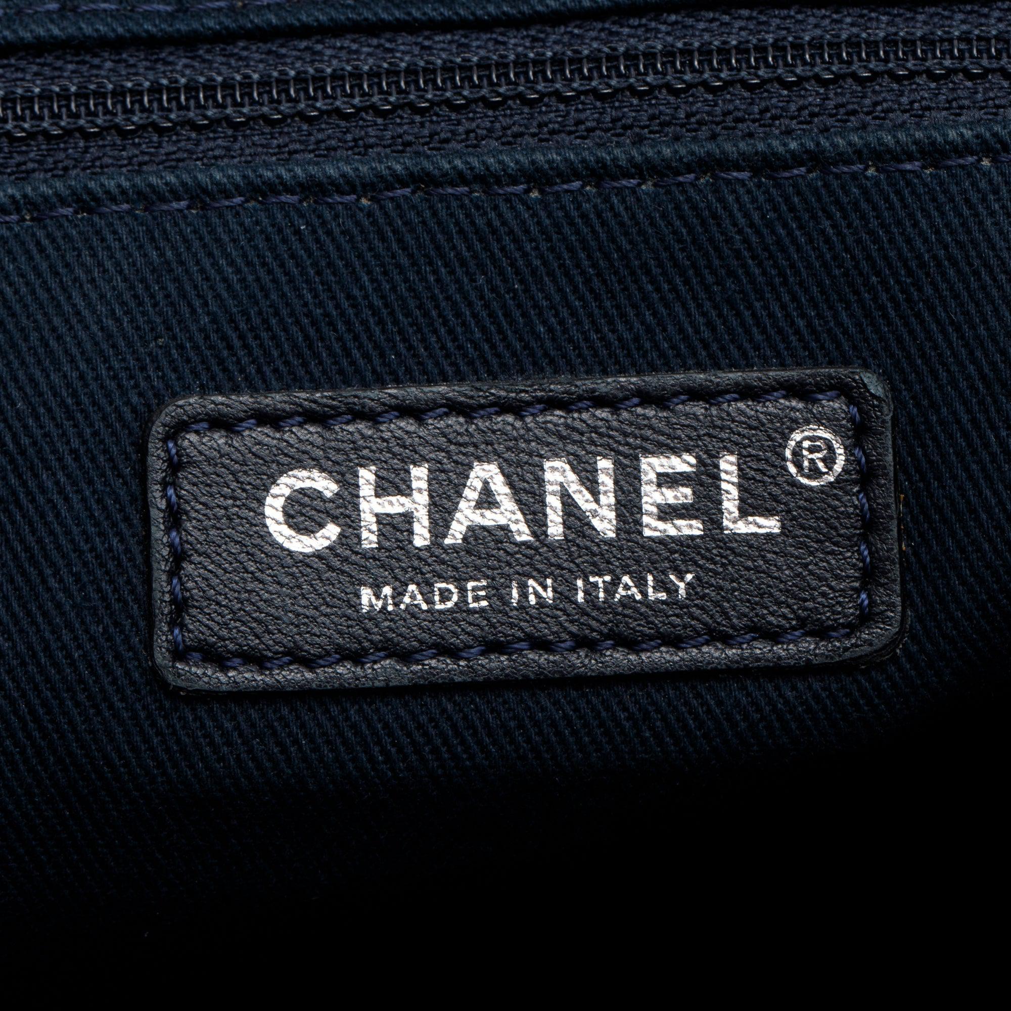 Chanel Blue Denim Small Deauville Tote