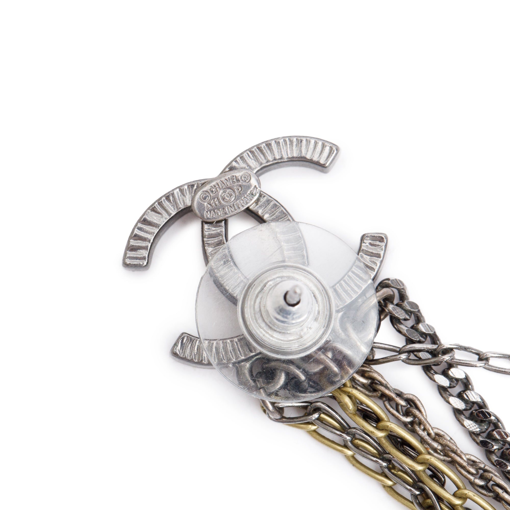 Chanel CC Tassel Drop Earrings