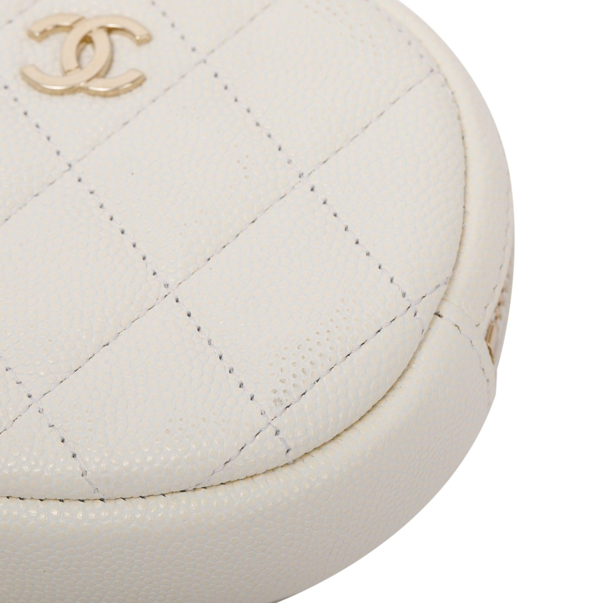 Chanel Classic Zip Around Coin Purse w/ Authenticity Card