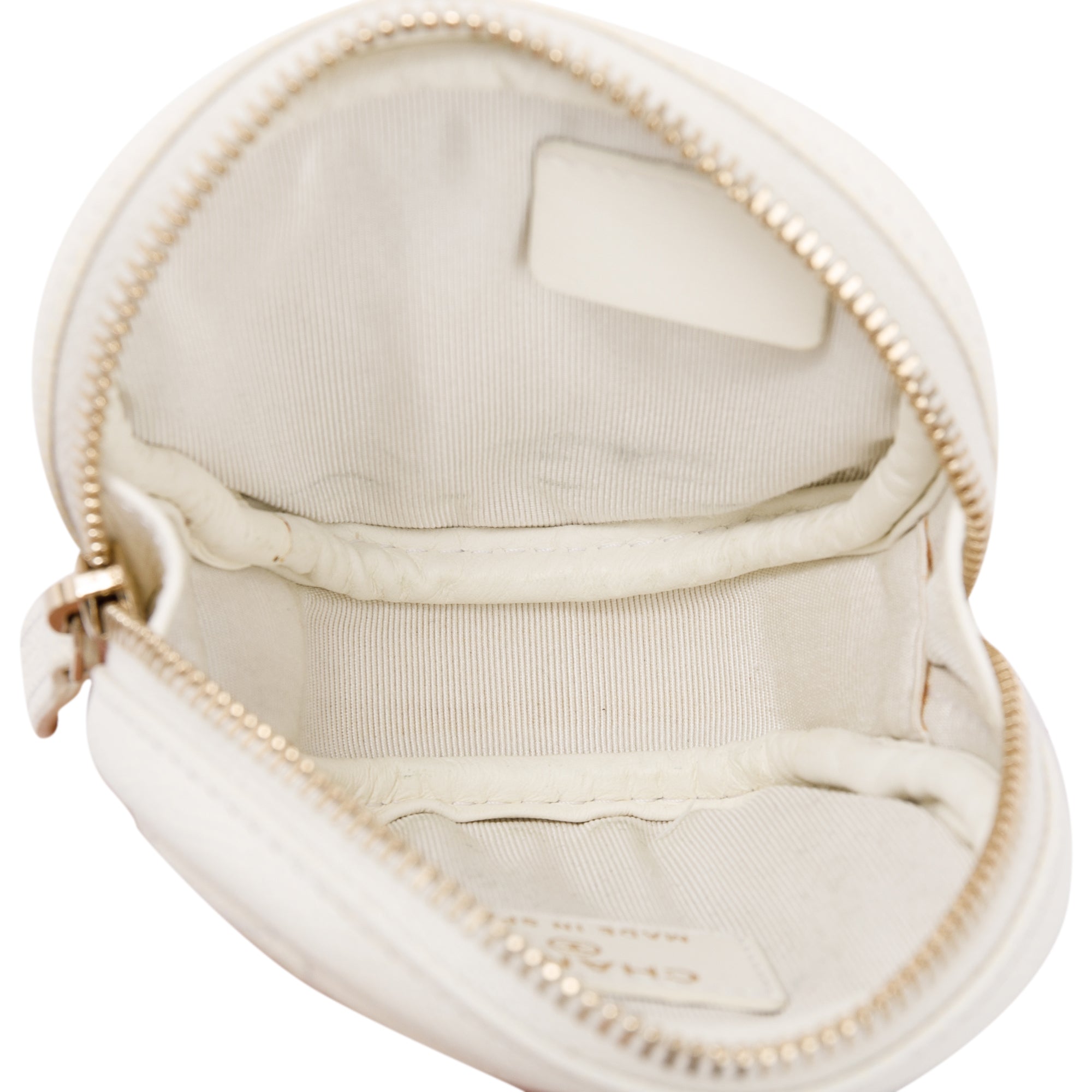 Chanel Classic Zip Around Coin Purse w/ Authenticity Card