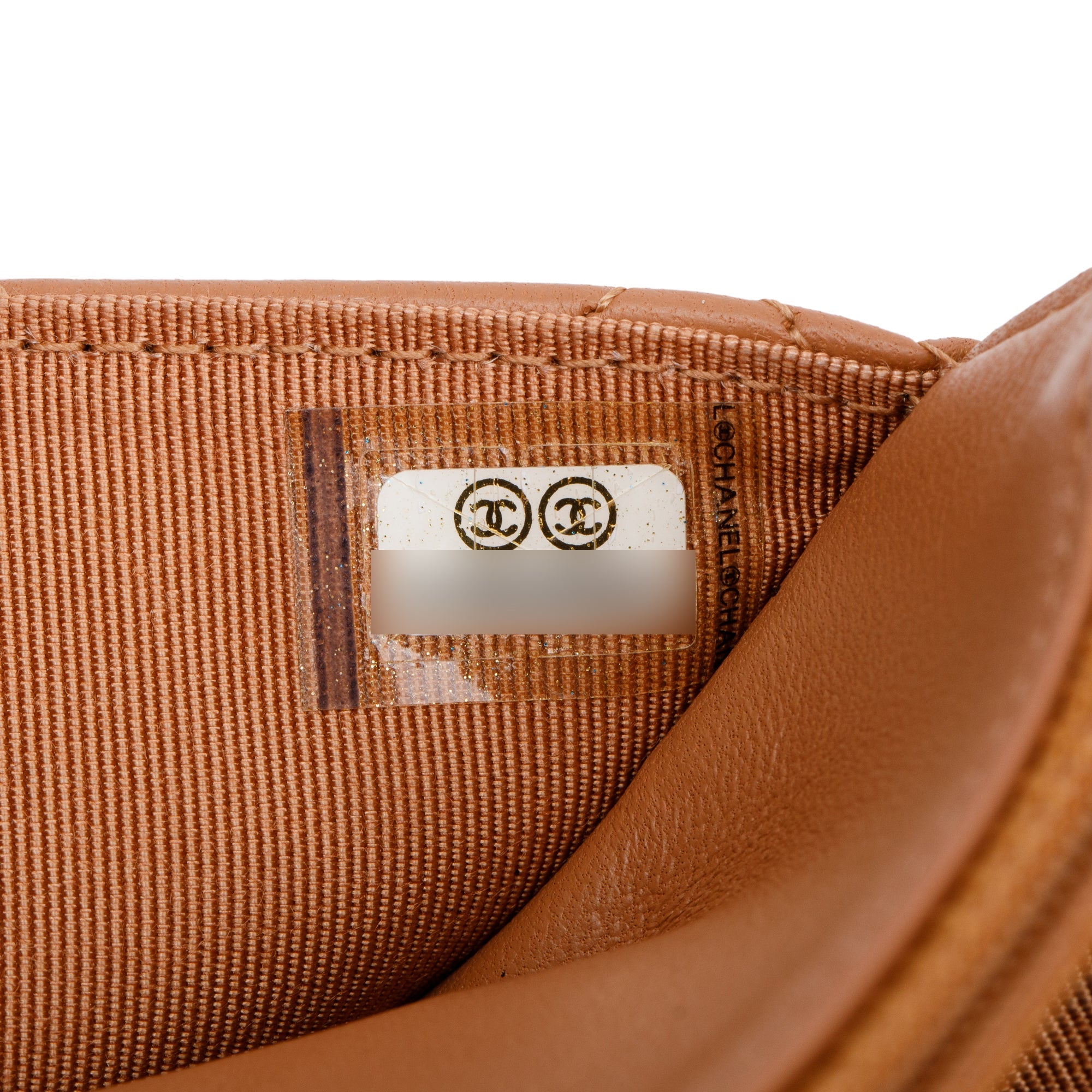 Chanel Dark Beige Quilted Lambskin Leather Classic Wallet on Chain