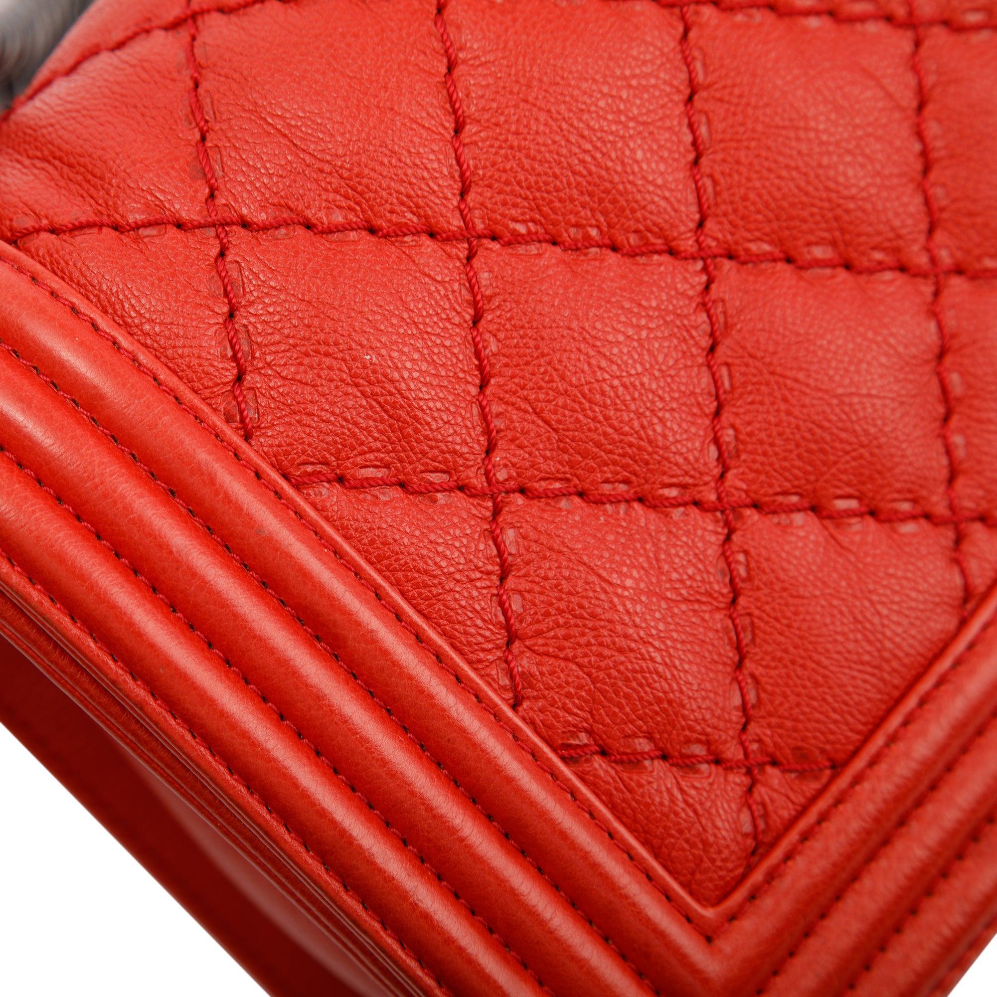 Chanel Double Stitch Medium Boy Bag w/ Box, Receipt & Authenticity Card