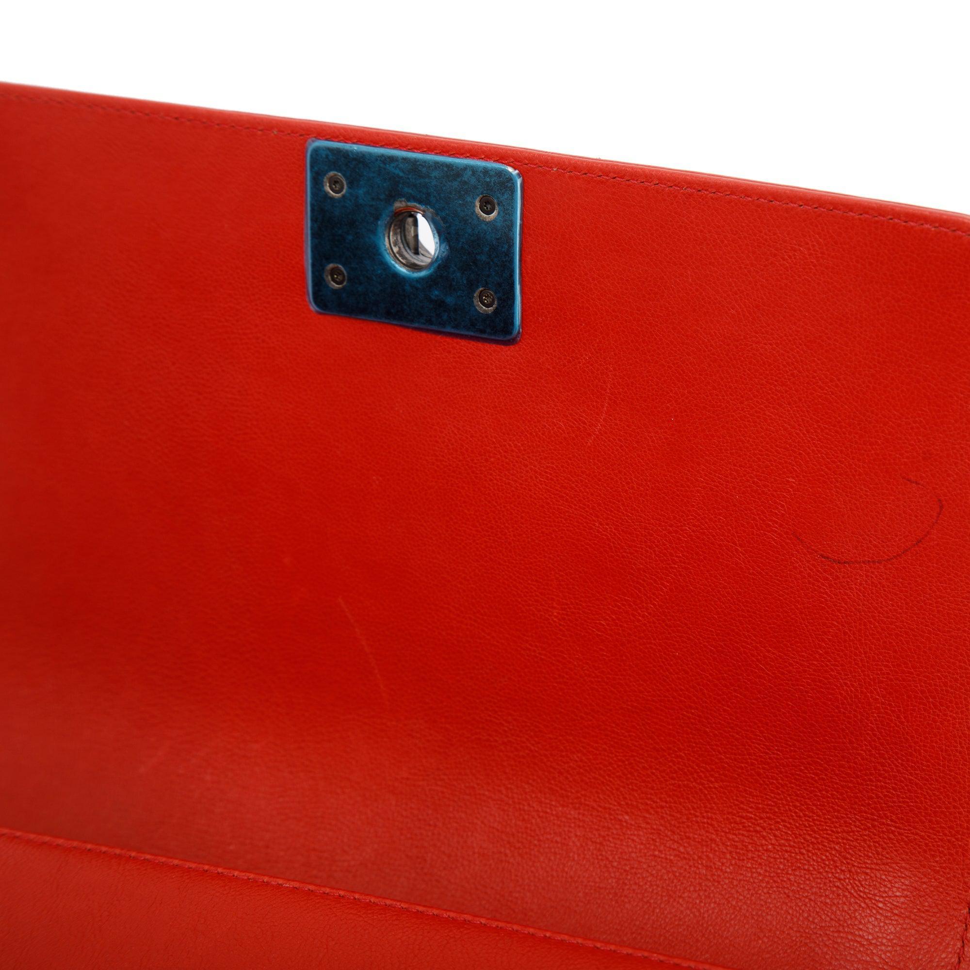 Chanel Double Stitch Medium Boy Bag w/ Box, Receipt & Authenticity Card