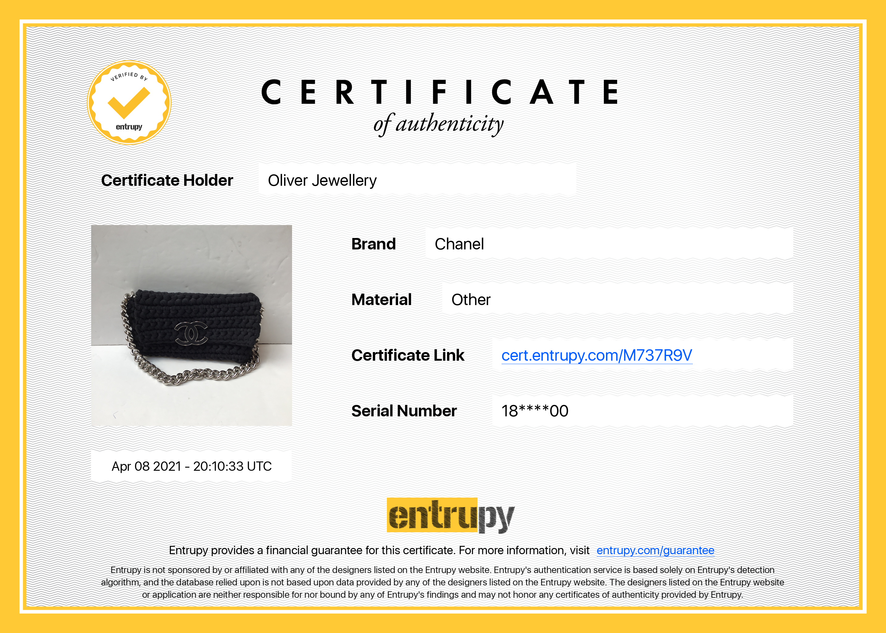 Chanel Fancy Crochet Flap Bag