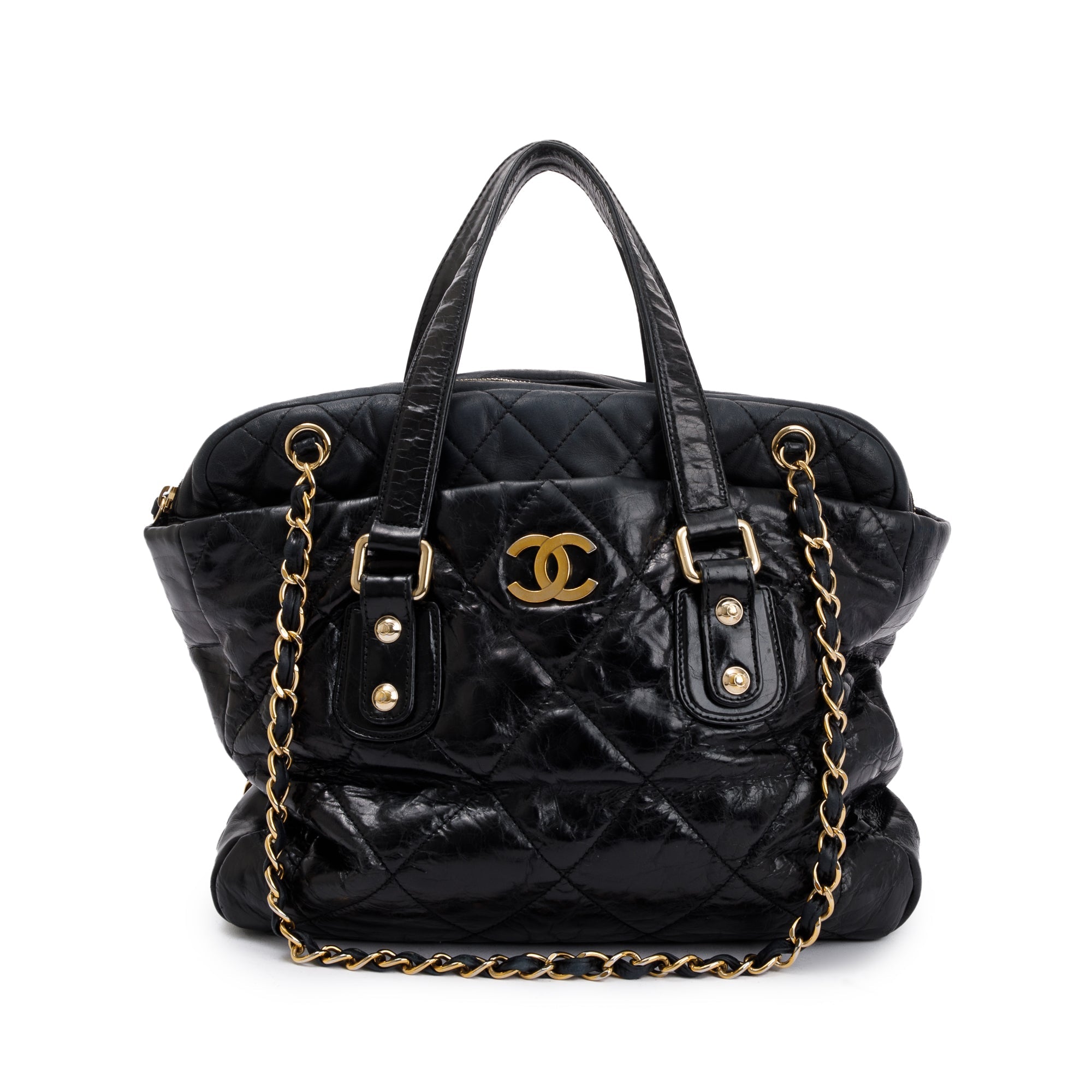 Chanel Glazed Calfskin Leather Portobello Tote