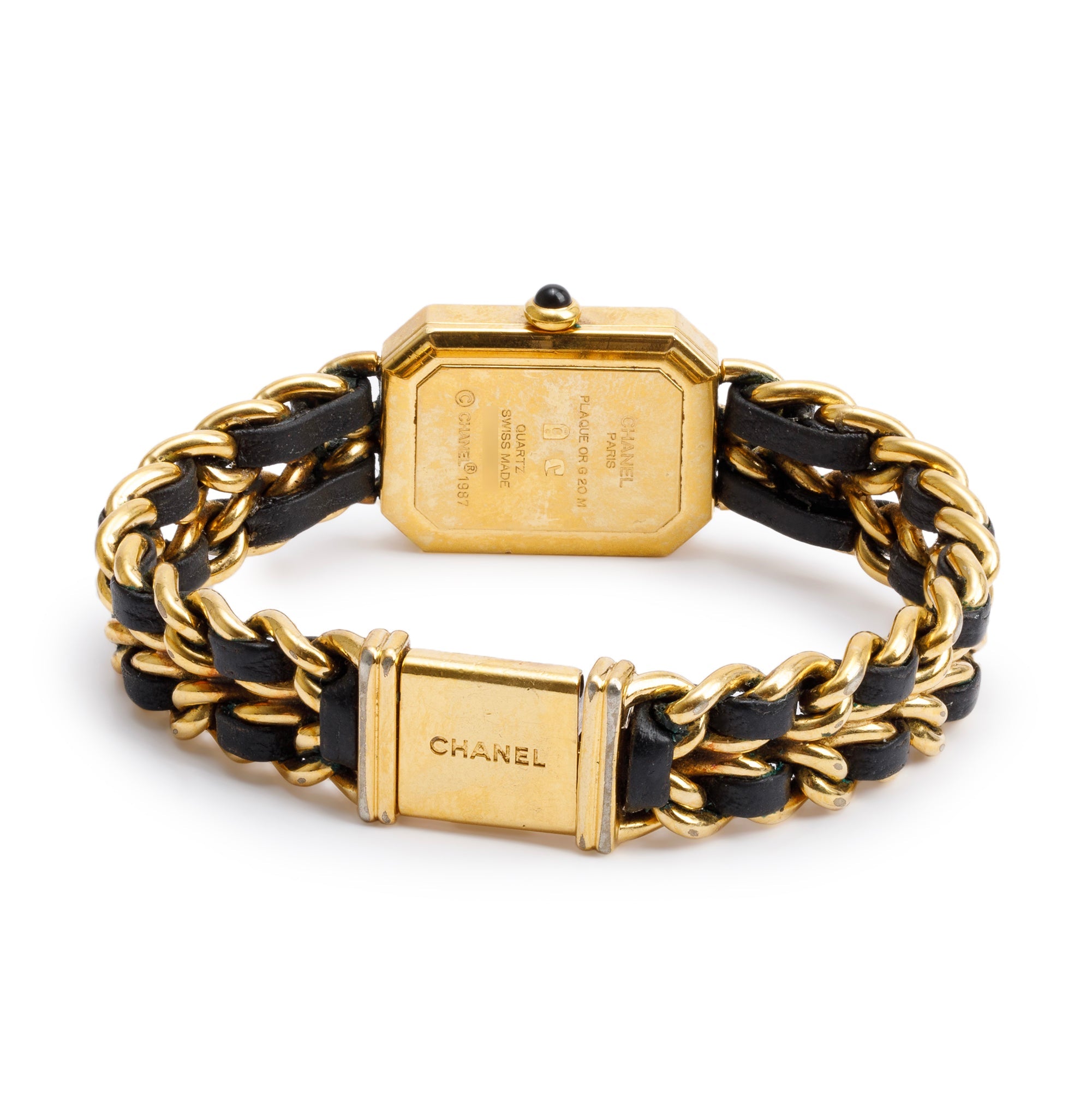 Chanel Gold Plated Stainless Steel Premiere Rock Watch