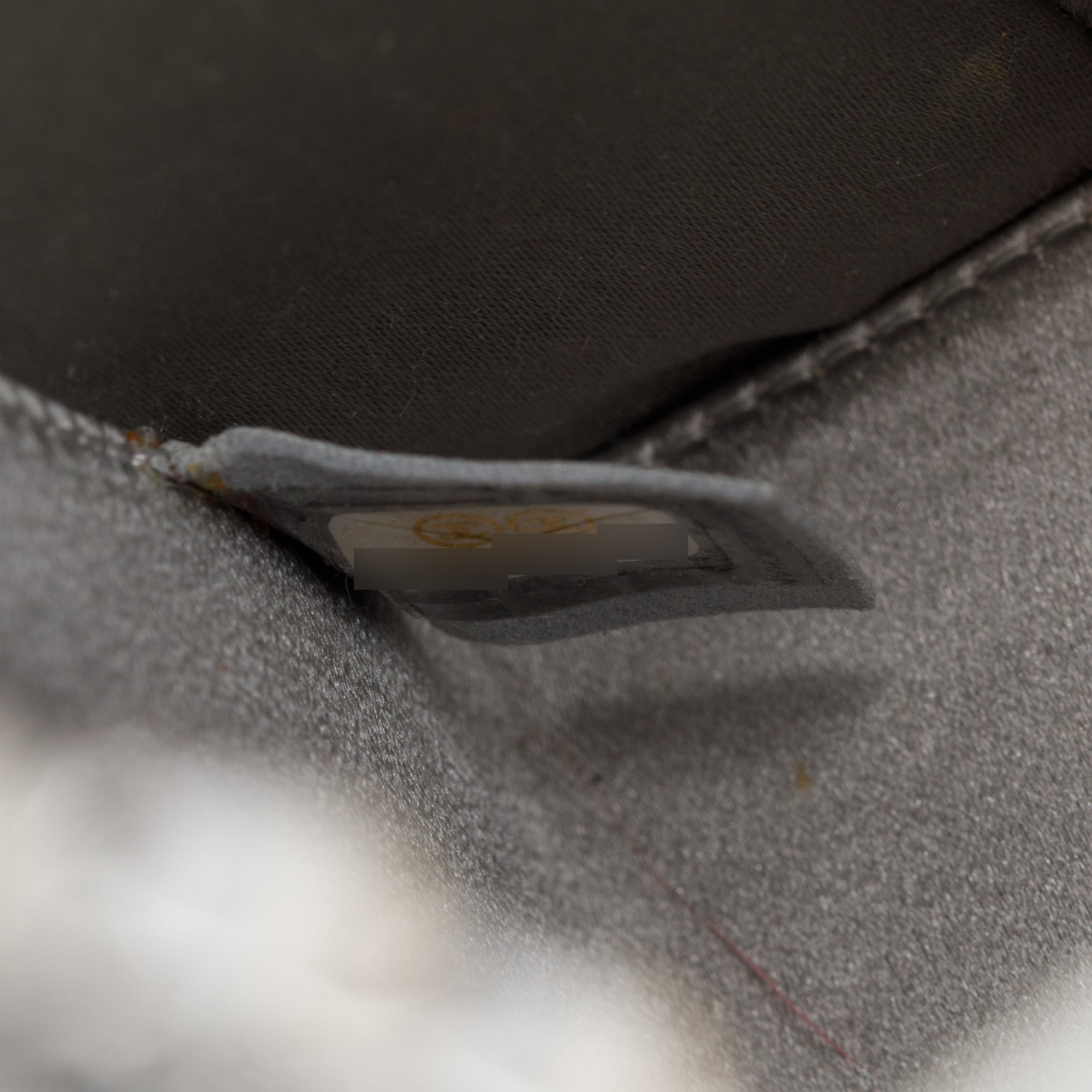 Chanel Iridescent Silver Goatskin Leather Faux Pearl & Strass Lait de Coco Milk Carton Bag