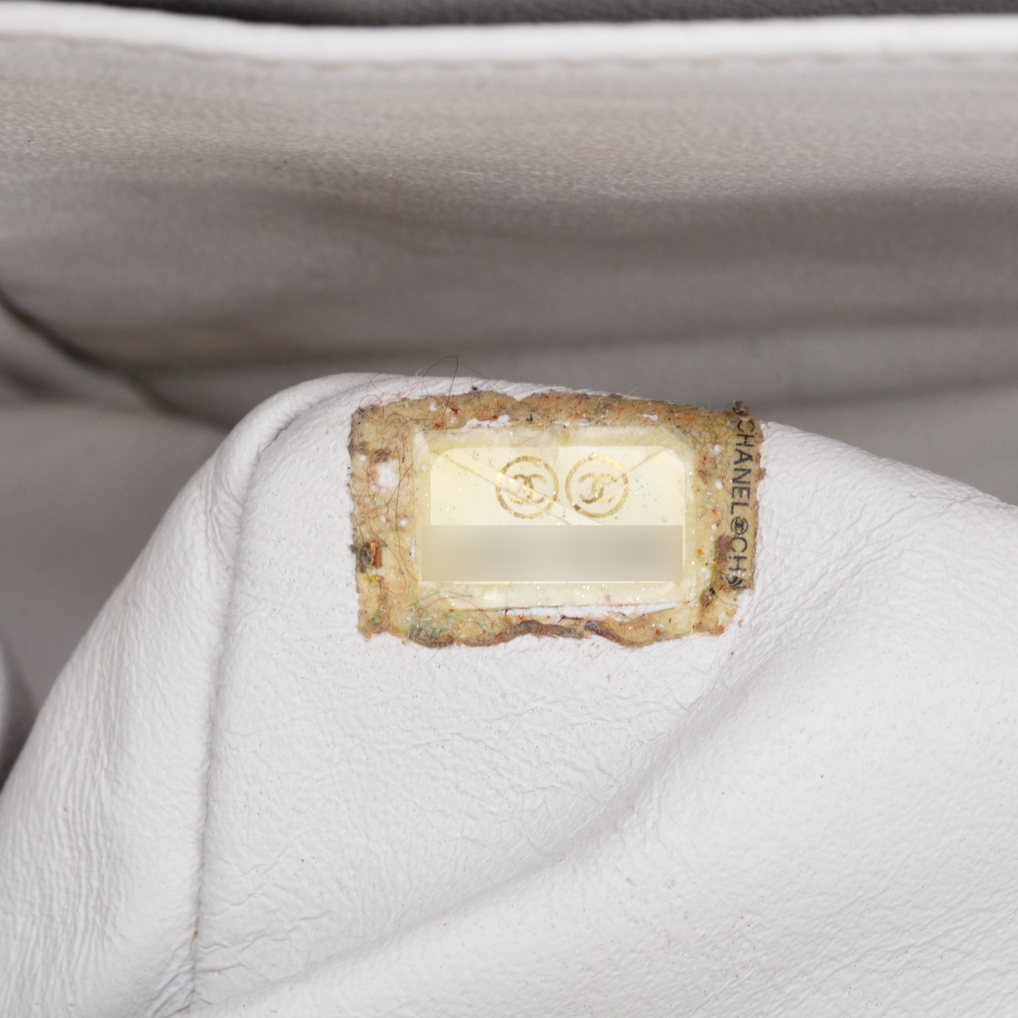 Chanel Ivory Aged Calfskin Leather 2.55 Reissue 226 Double Flap Bag