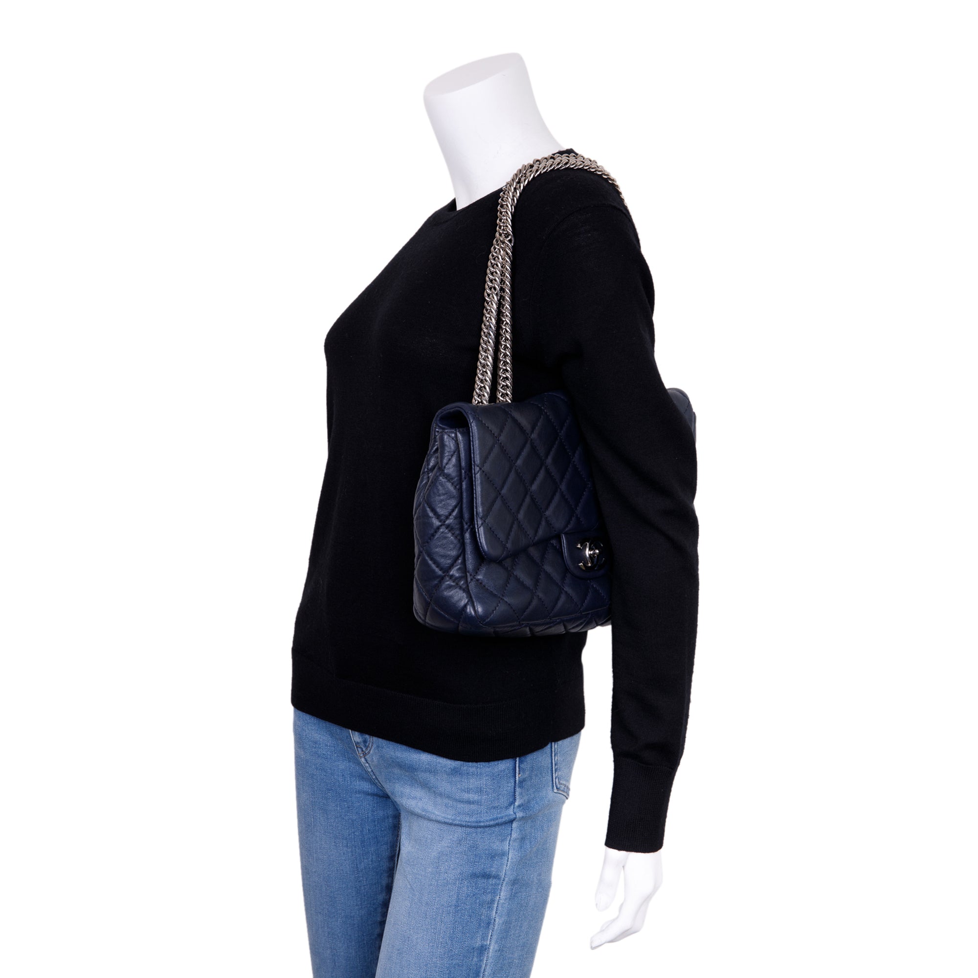 Chanel Jumbo Bijoux Chain Single Flap Bag