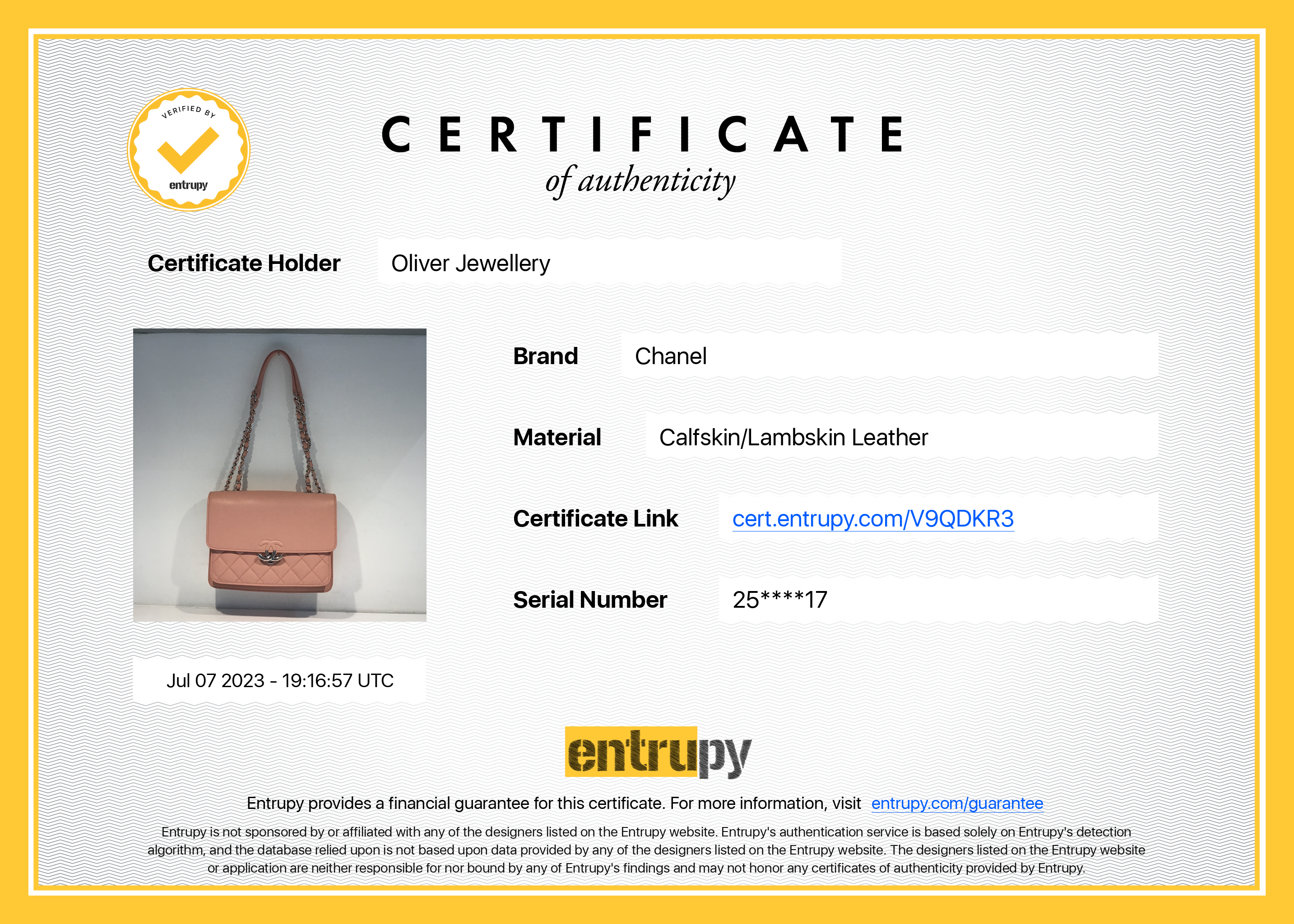 Chanel Large CC Box Flap Bag w/ Authenticity Card