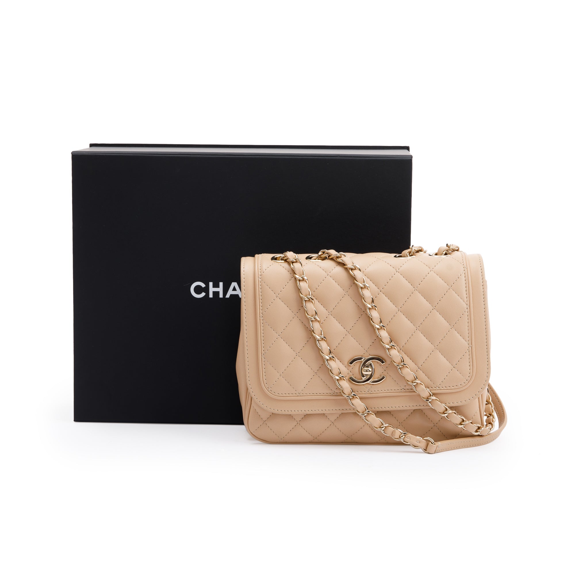 Chanel Medium Lovely Day Flap Bag w/ Box