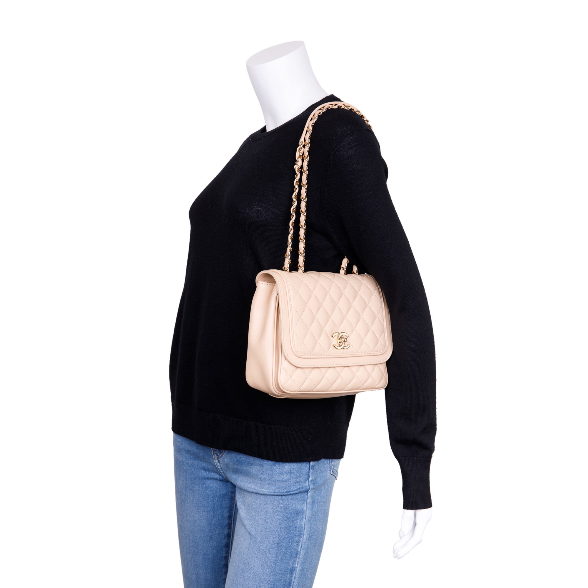 Chanel Medium Lovely Day Flap Bag w/ Box