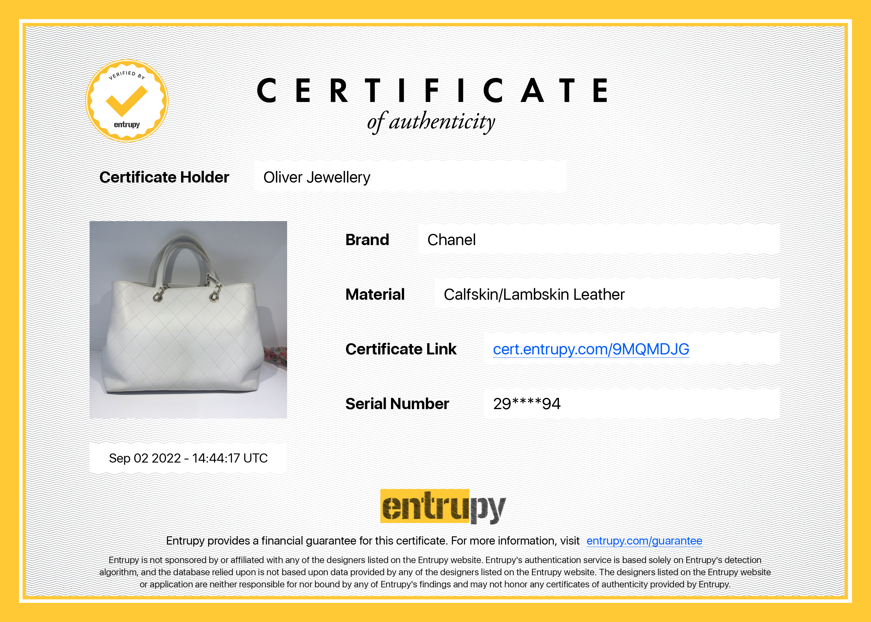 Chanel Medium Quilted Bullskin Neo Soft Shopping Tote w/ Authenticity Card